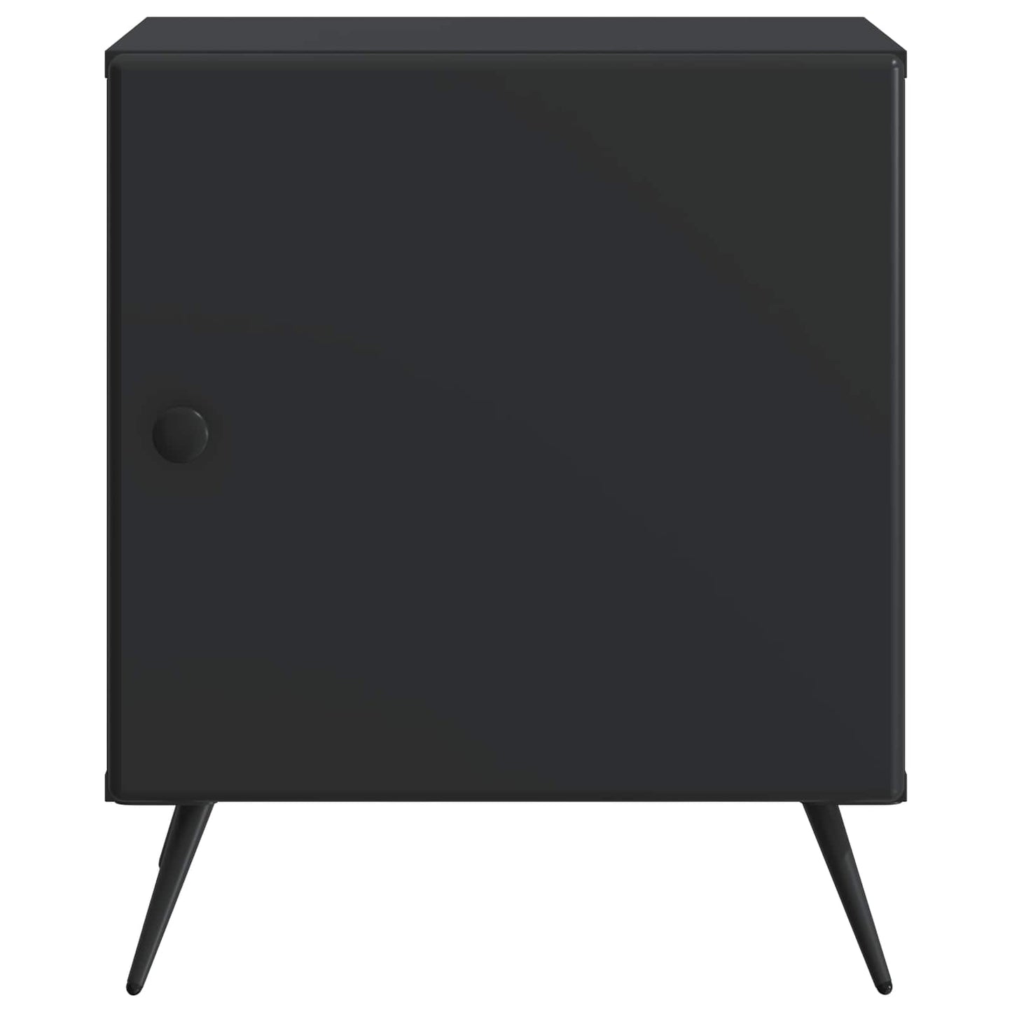 Nattbordskap Svart 43 x 34,5 x 50 cm Konstruert tre