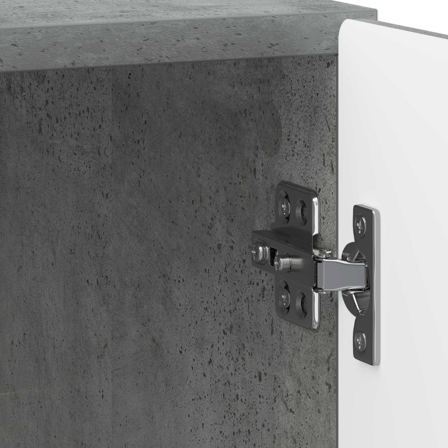 Nattbordskap Betonggrå 43 x 34,5 x 50 cm Konstruert tre