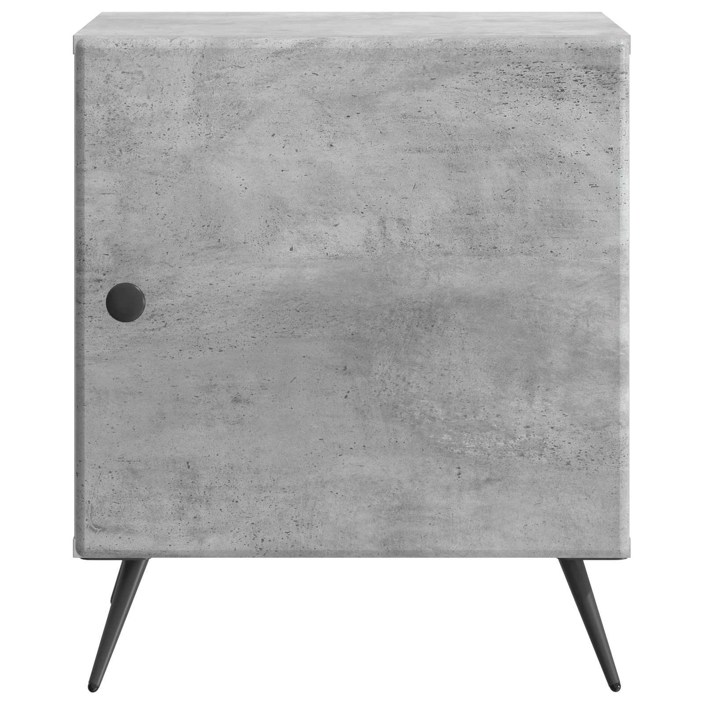 Nattbordskap 2 pcs Betonggrå 43 x 34,5 x 50 cm Konstruert tre