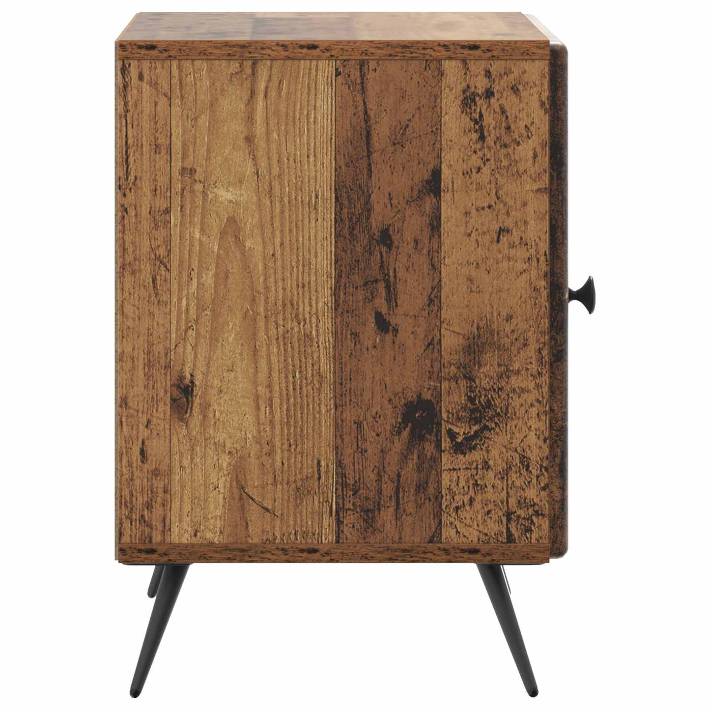 Nattbordskap 2 pcs Gammelt tre 43 x 34,5 x 50 cm Konstruert tre