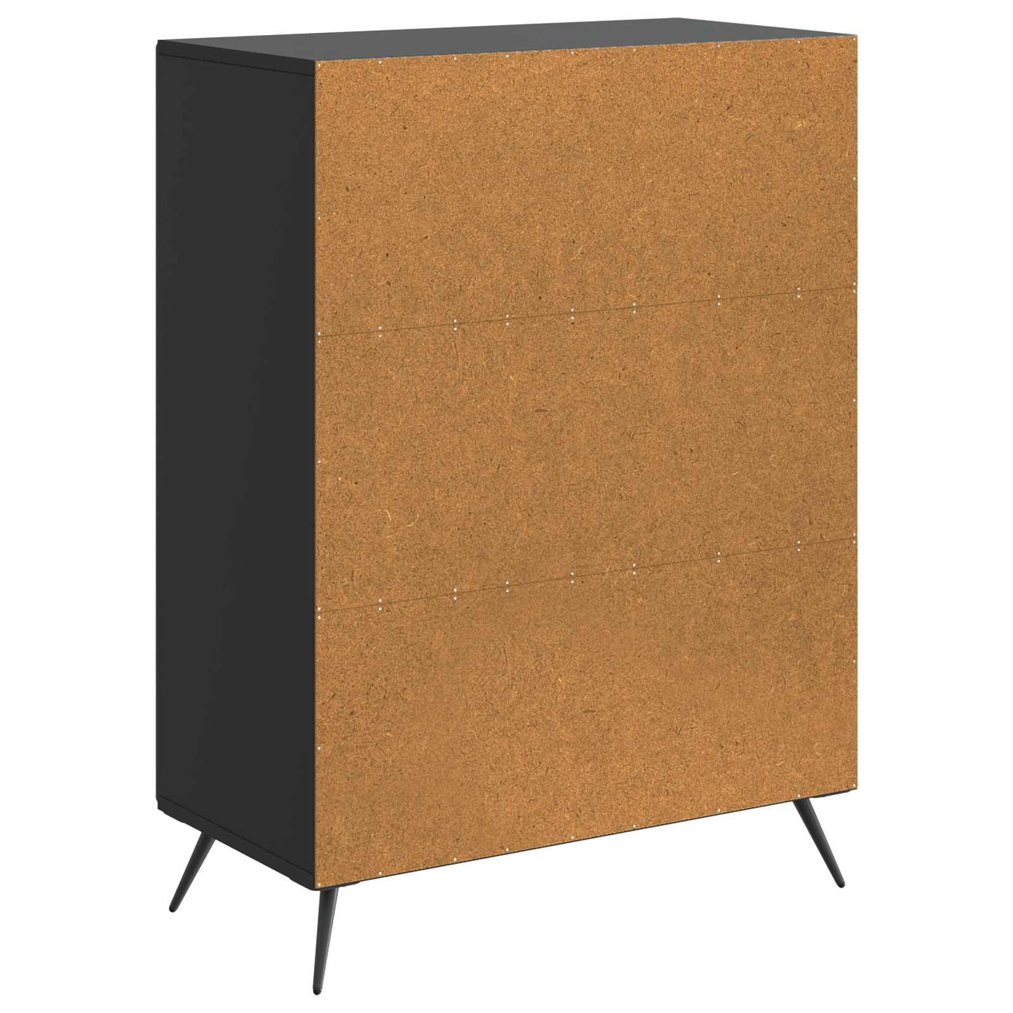 Serviesskap Svart 66 x 34,5 x 90 cm Konstruert tre