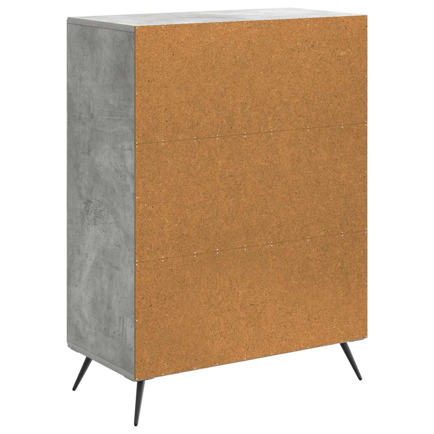 Serviesskap Betonggrå 66 x 34,5 x 90 cm Konstruert tre