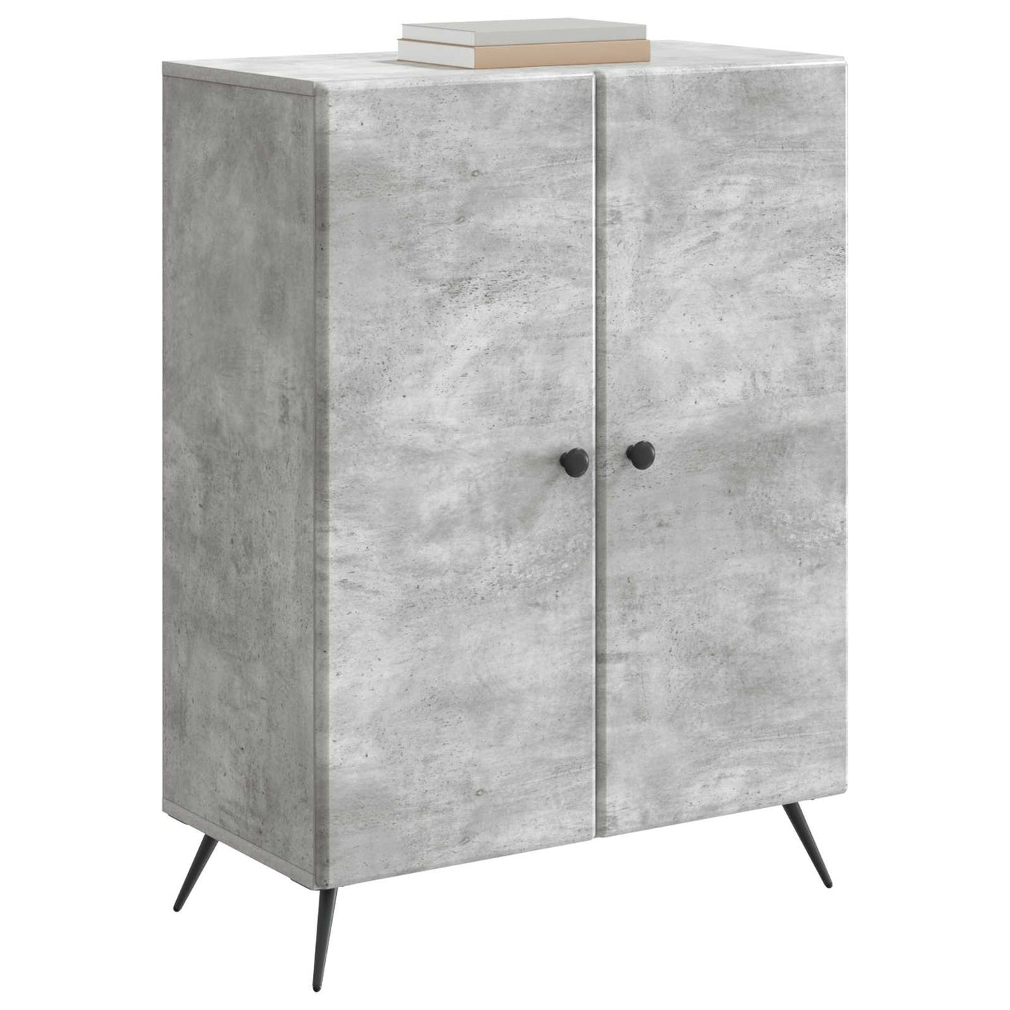 Serviesskap Betonggrå 66 x 34,5 x 90 cm Konstruert tre