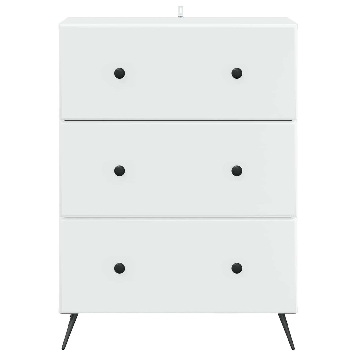 Skuffeskap Hvit 66 x 34,5 x 90 cm Konstruert tre