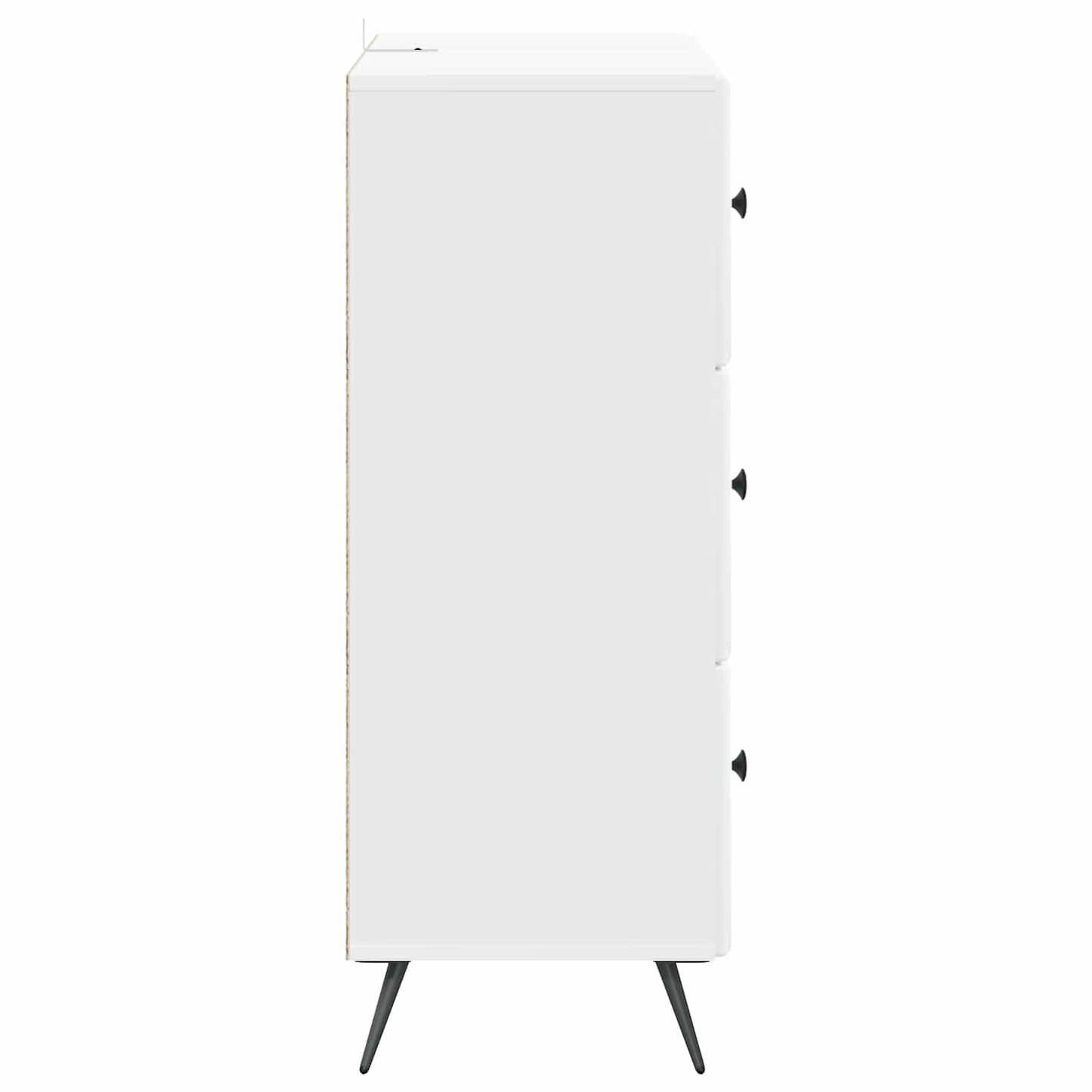 Skuffeskap Hvit 66 x 34,5 x 90 cm Konstruert tre