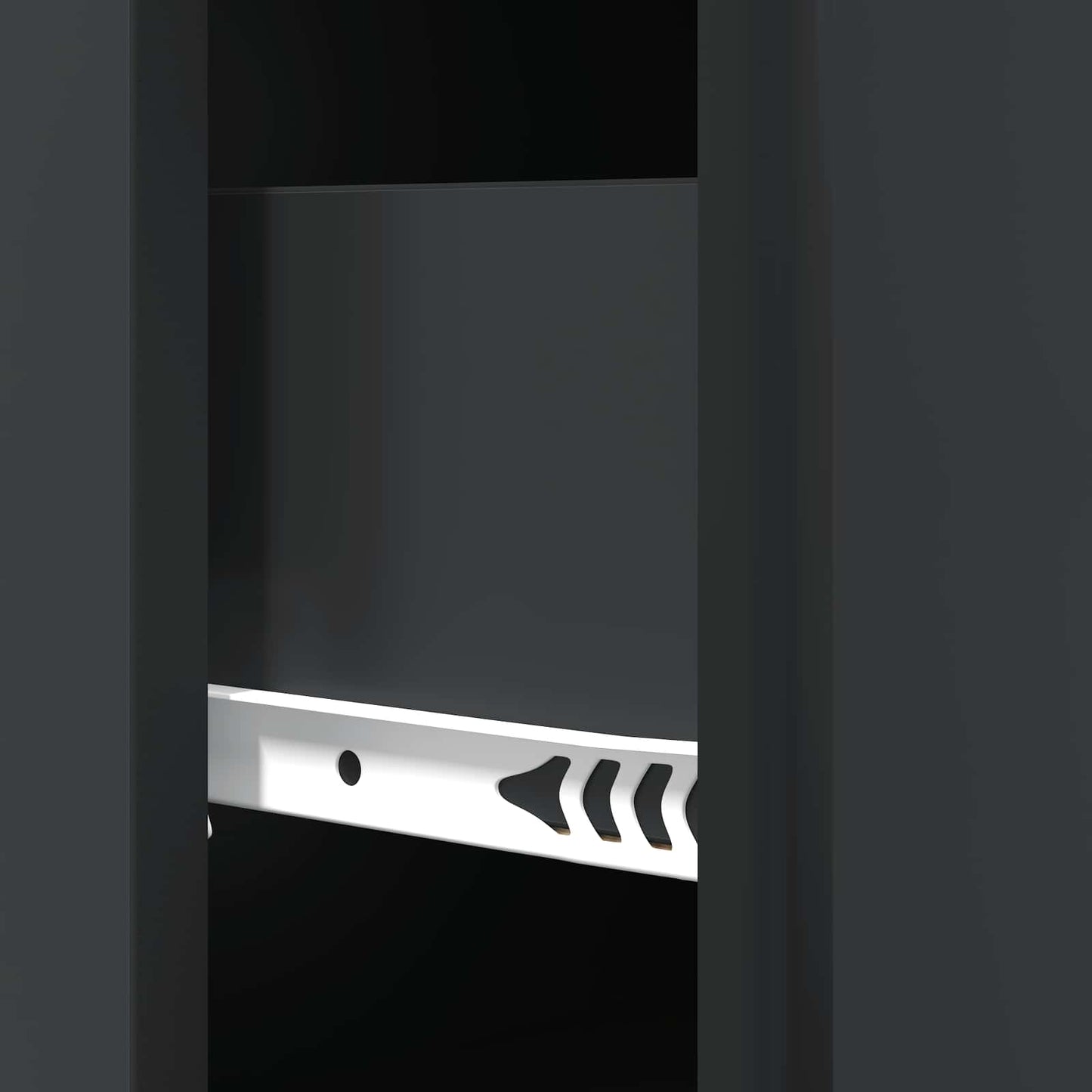 Skuffeskap Svart 66 x 34,5 x 90 cm Konstruert tre
