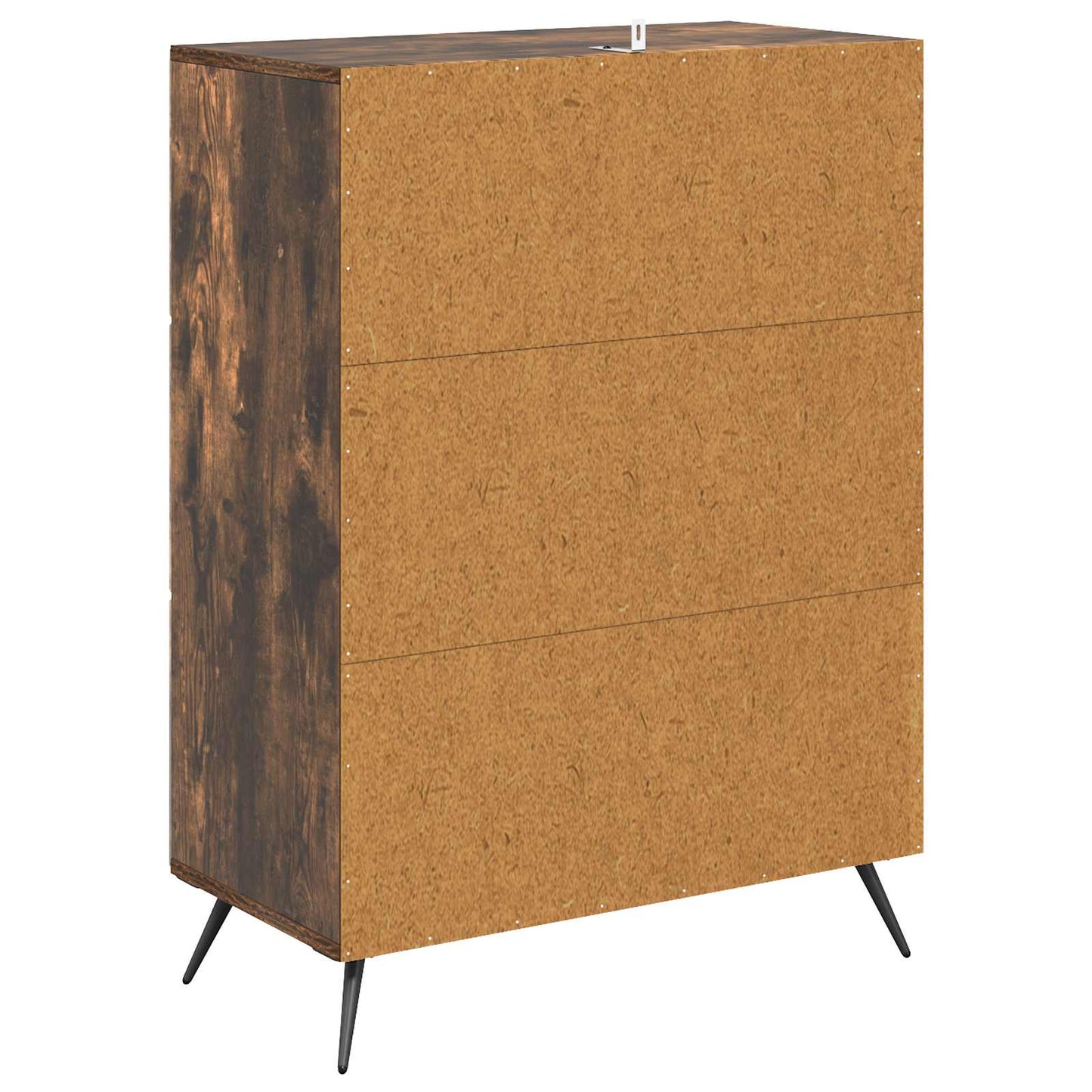 Skuffeskap Røkt Eik 66 x 34,5 x 90 cm Konstruert tre