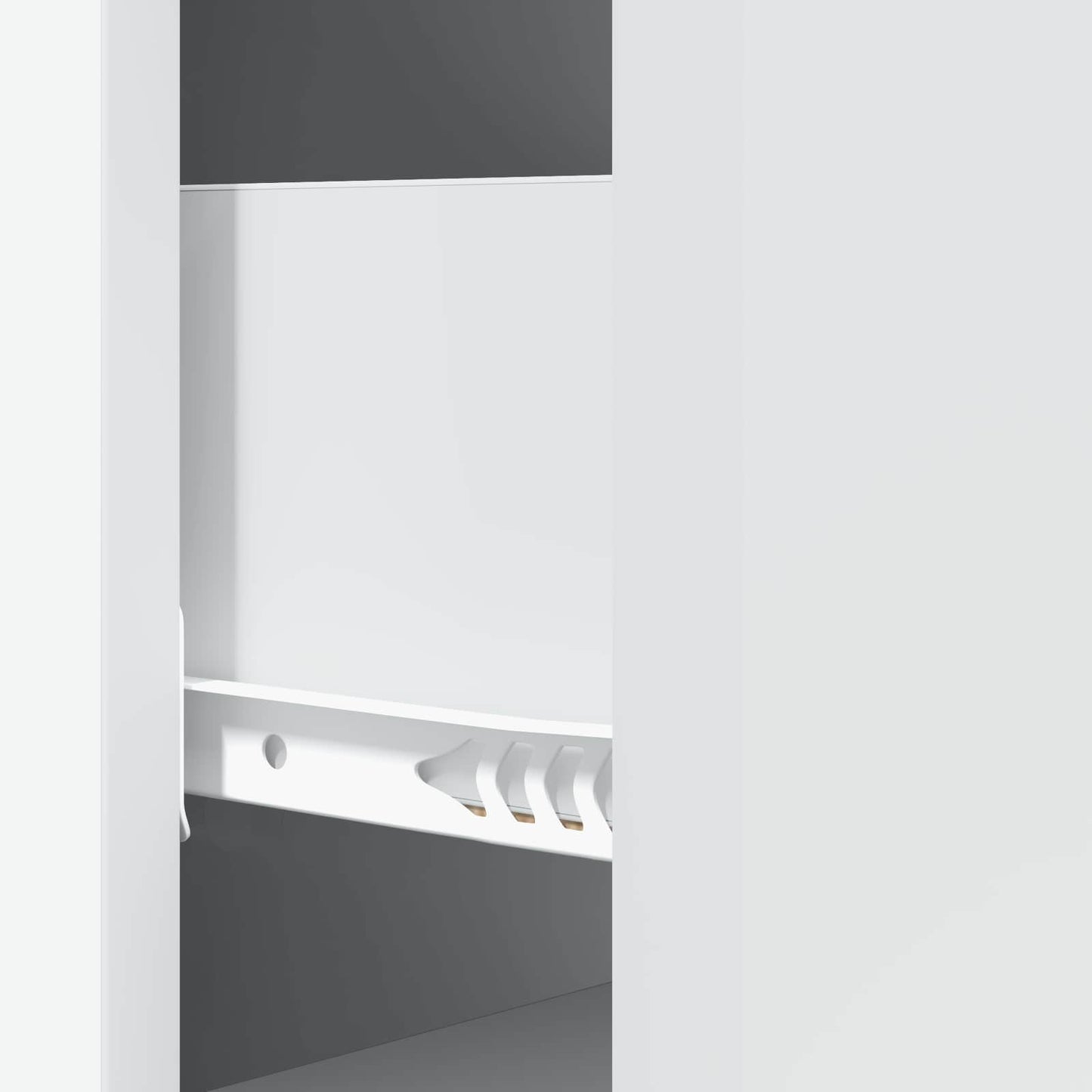 Skuffeskap Hvit 33 x 34,5 x 90 cm Konstruert tre