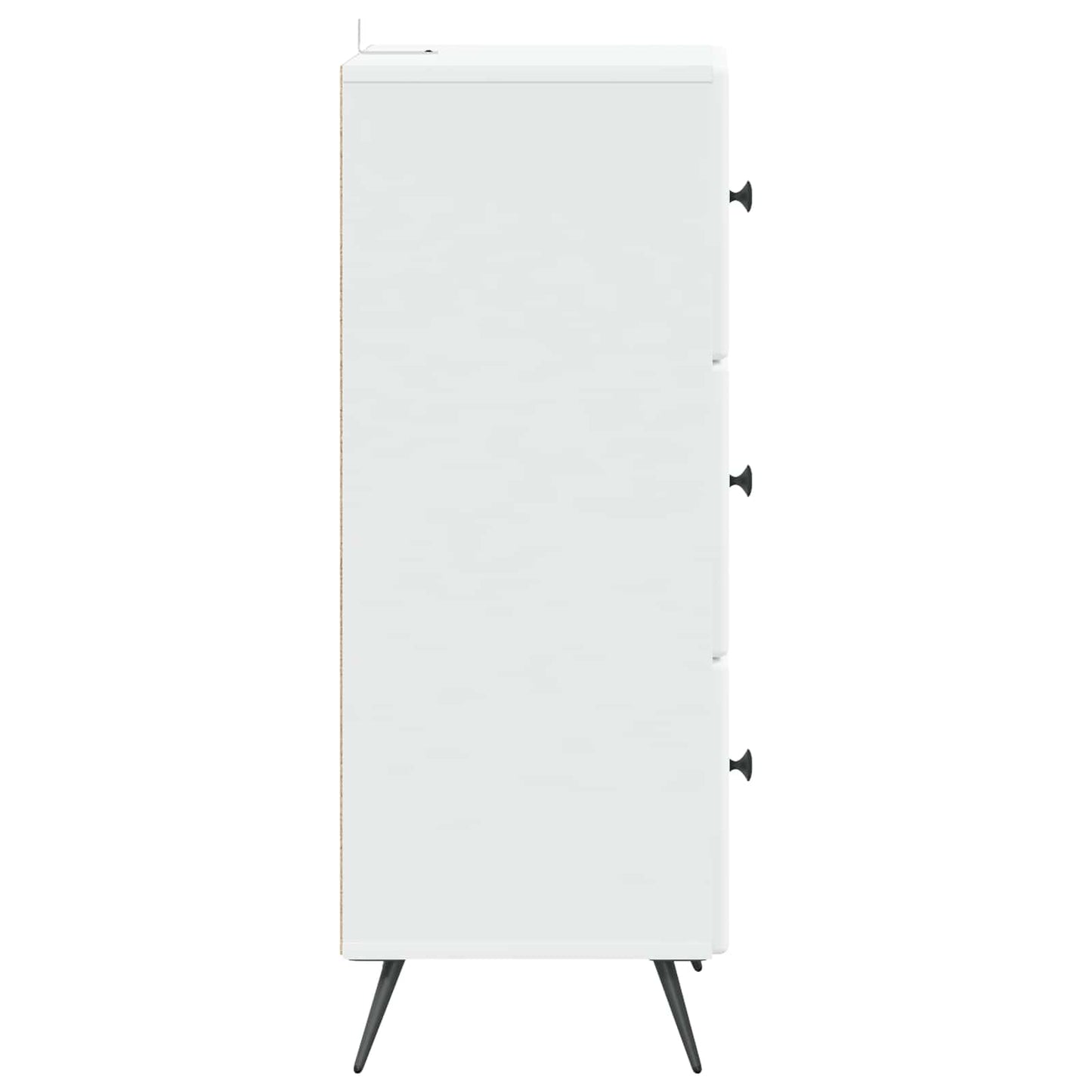 Skuffeskap Hvit 33 x 34,5 x 90 cm Konstruert tre
