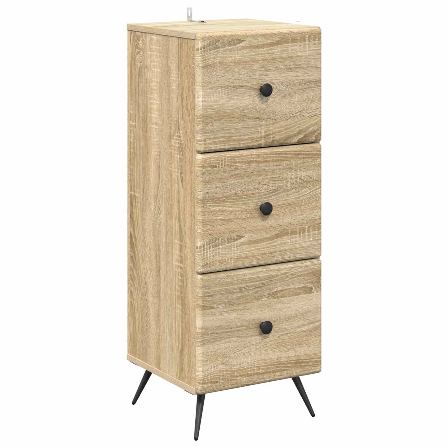 Skuffeskap Sonoma eik 33 x 34,5 x 90 cm Konstruert tre