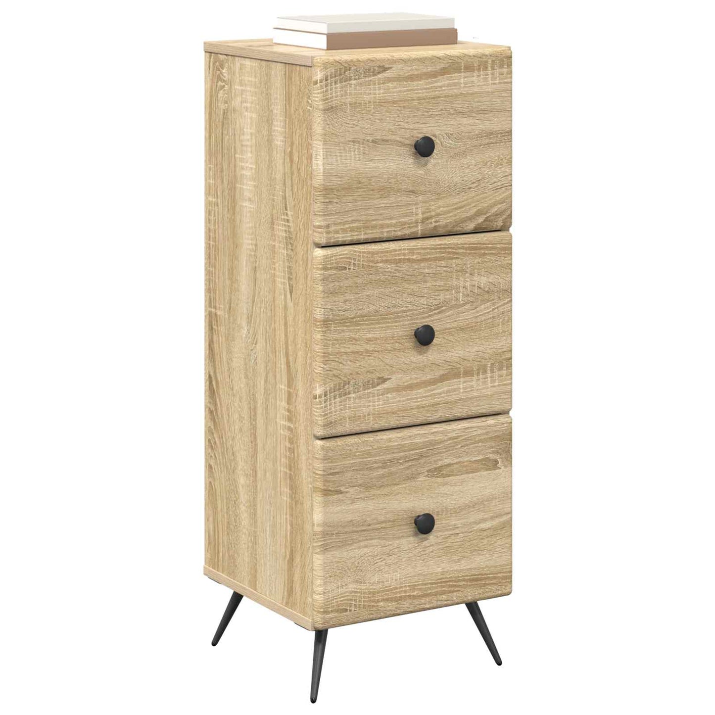 Skuffeskap Sonoma eik 33 x 34,5 x 90 cm Konstruert tre