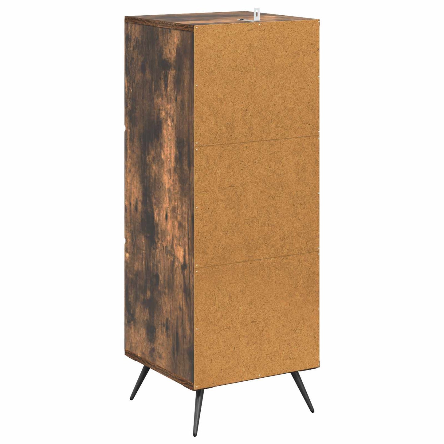 Skuffeskap Røkt Eik 33 x 34,5 x 90 cm Konstruert tre