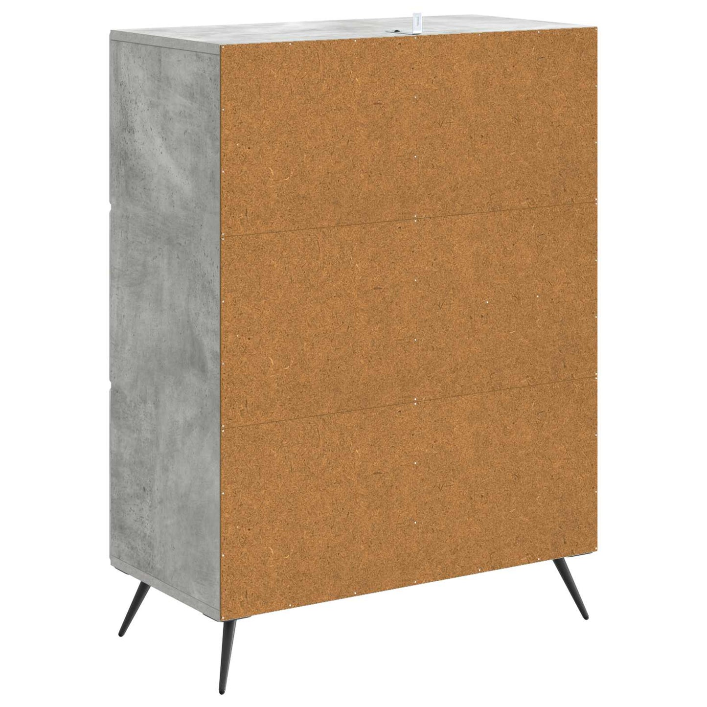 Serviesskap Betonggrå 66 x 34,5 x 90 cm Konstruert tre