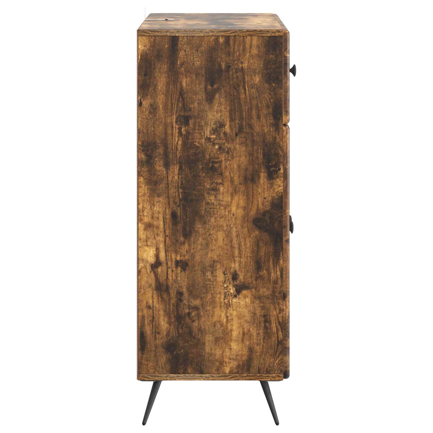 Serviesskap med skuff Røkt Eik 66 x 34,5 x 90 cm Konstruert tre