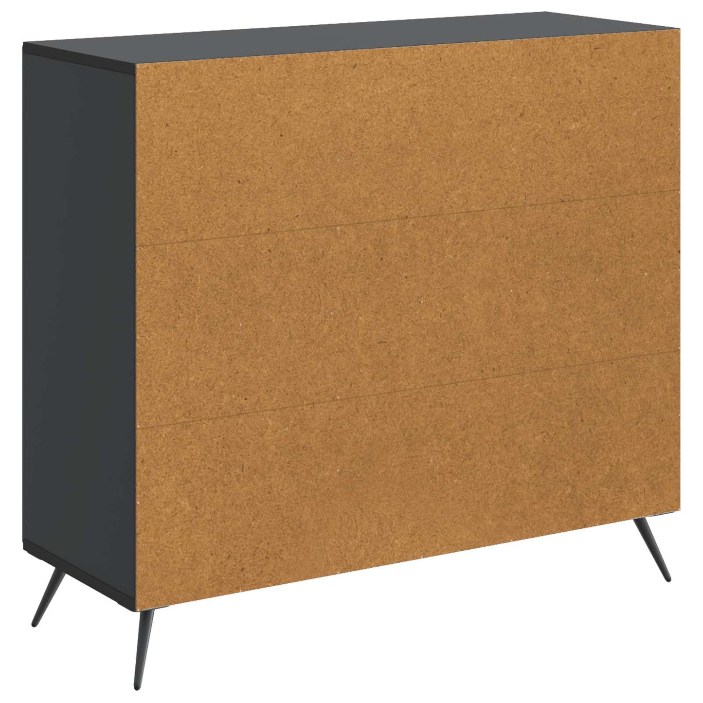 Serviesskap Svart 89 x 34,5 x 80 cm Konstruert tre