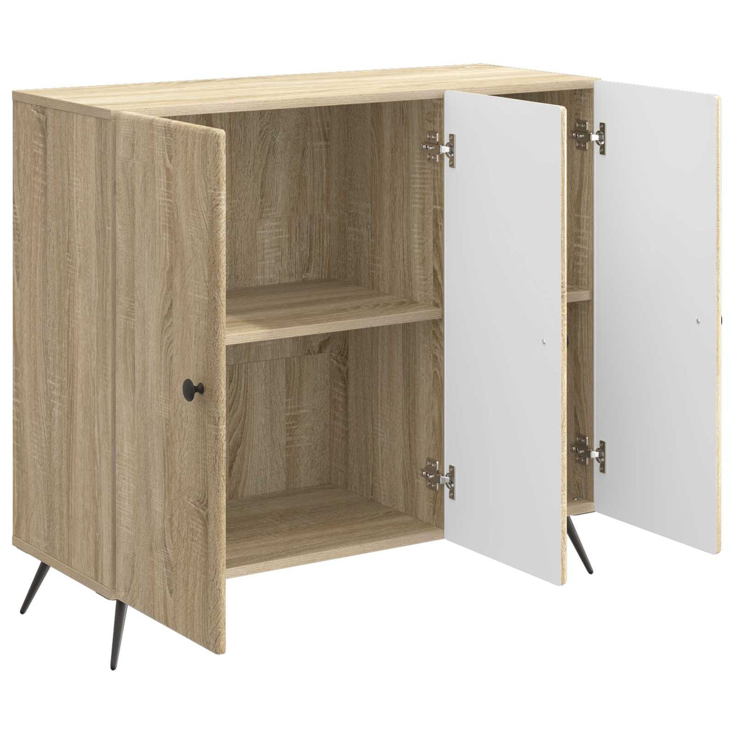 Serviesskap Sonoma eik 89 x 34,5 x 80 cm Konstruert tre