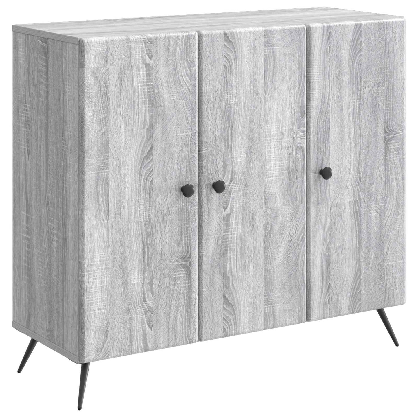 Serviesskap Grå sonoma 89 x 34,5 x 80 cm Konstruert tre