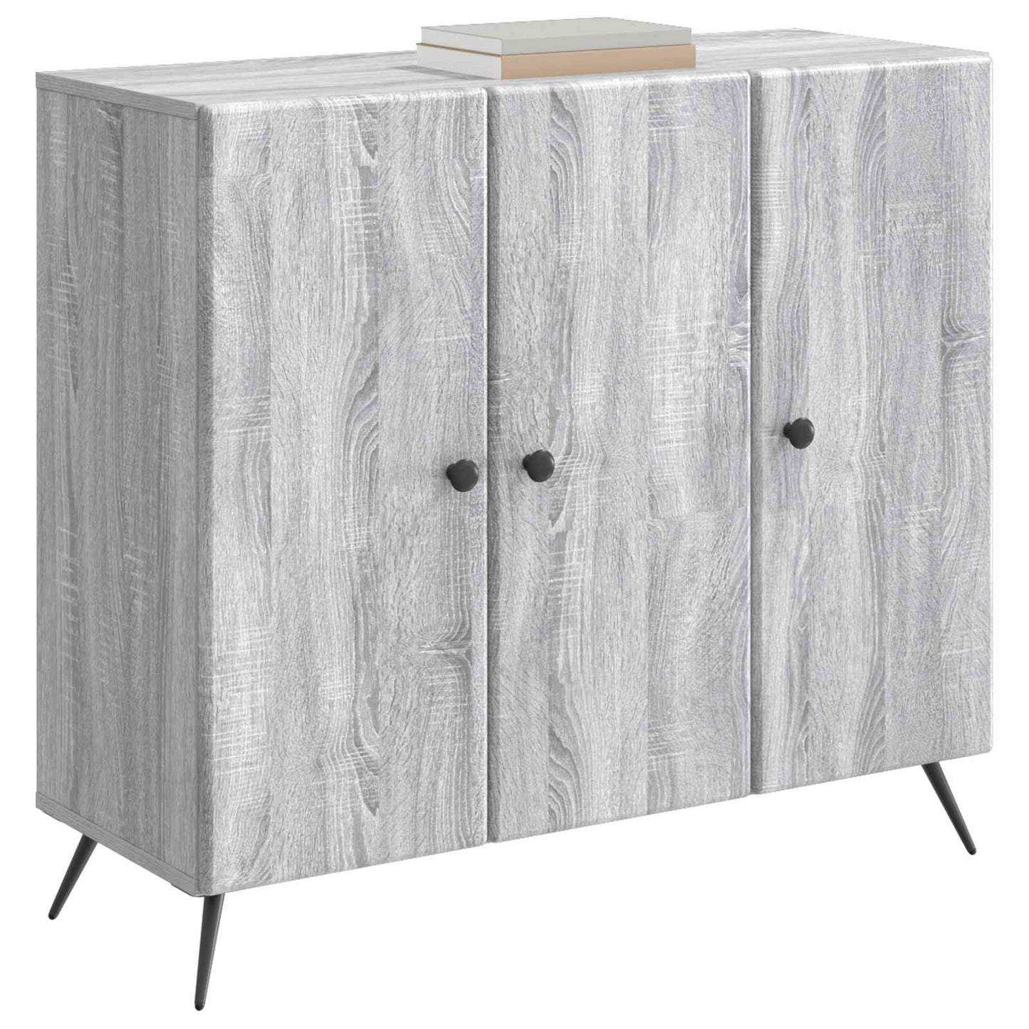 Serviesskap Grå sonoma 89 x 34,5 x 80 cm Konstruert tre