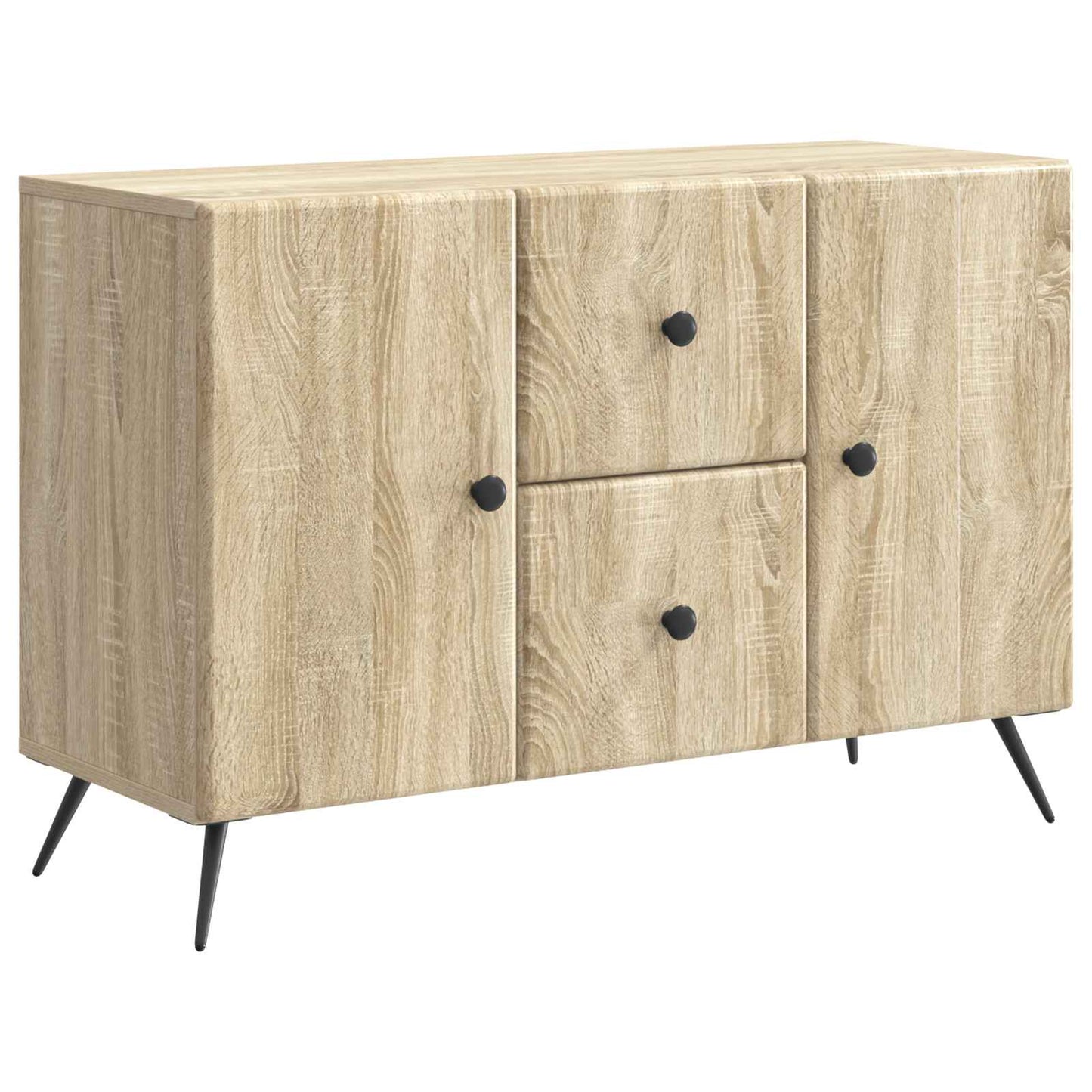 Serviesskap Sonoma eik 89 x 34,5 x 60 cm Konstruert tre