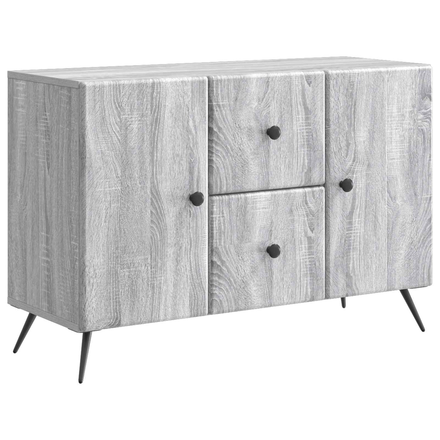Serviesskap Grå sonoma 89 x 34,5 x 60 cm Konstruert tre