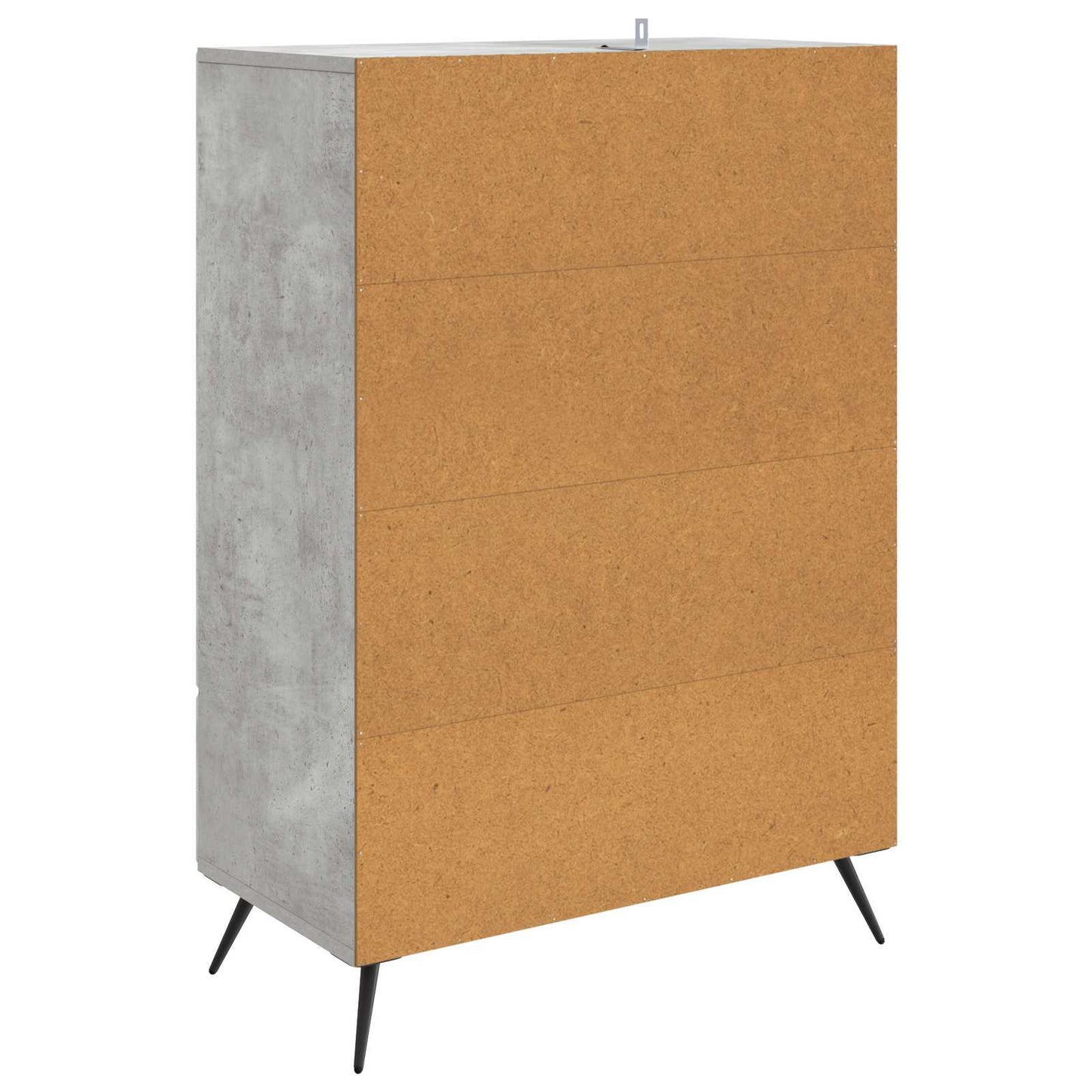 Serviesskap Betonggrå 66 x 34,5 x 95 cm Konstruert tre