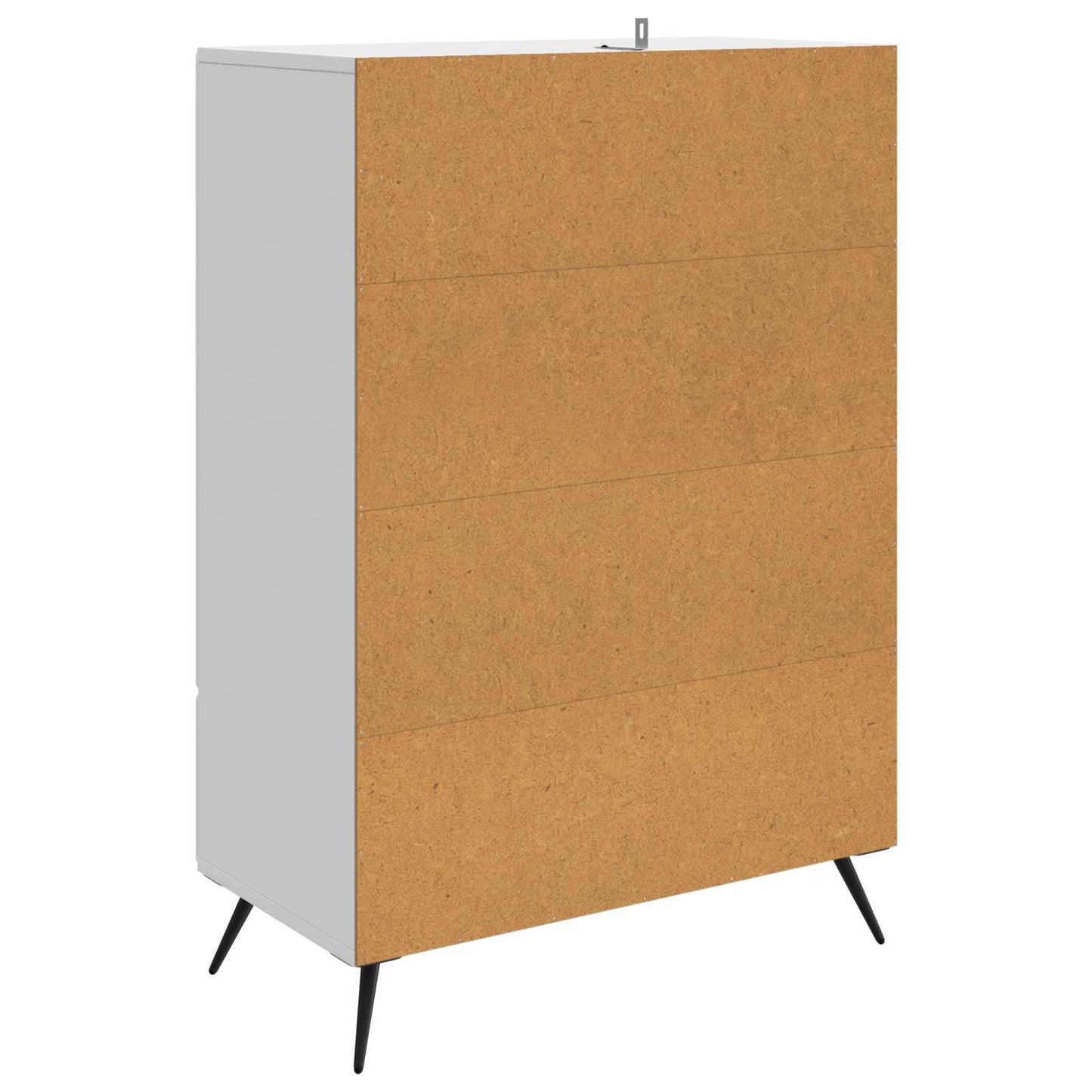 Serviesskap Høgglans hvit 66 x 34,5 x 95 cm Konstruert tre