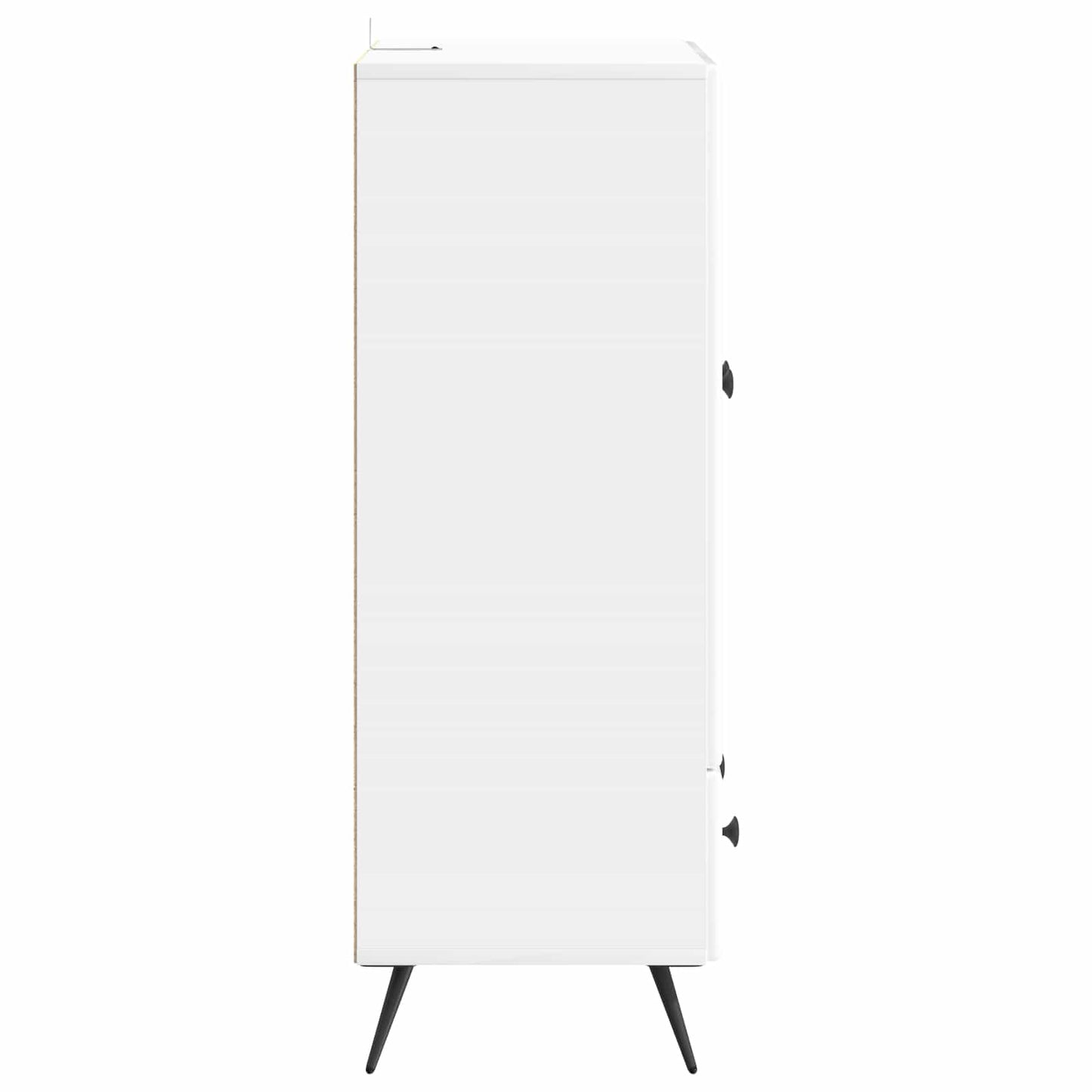 Serviesskap Høgglans hvit 66 x 34,5 x 95 cm Konstruert tre
