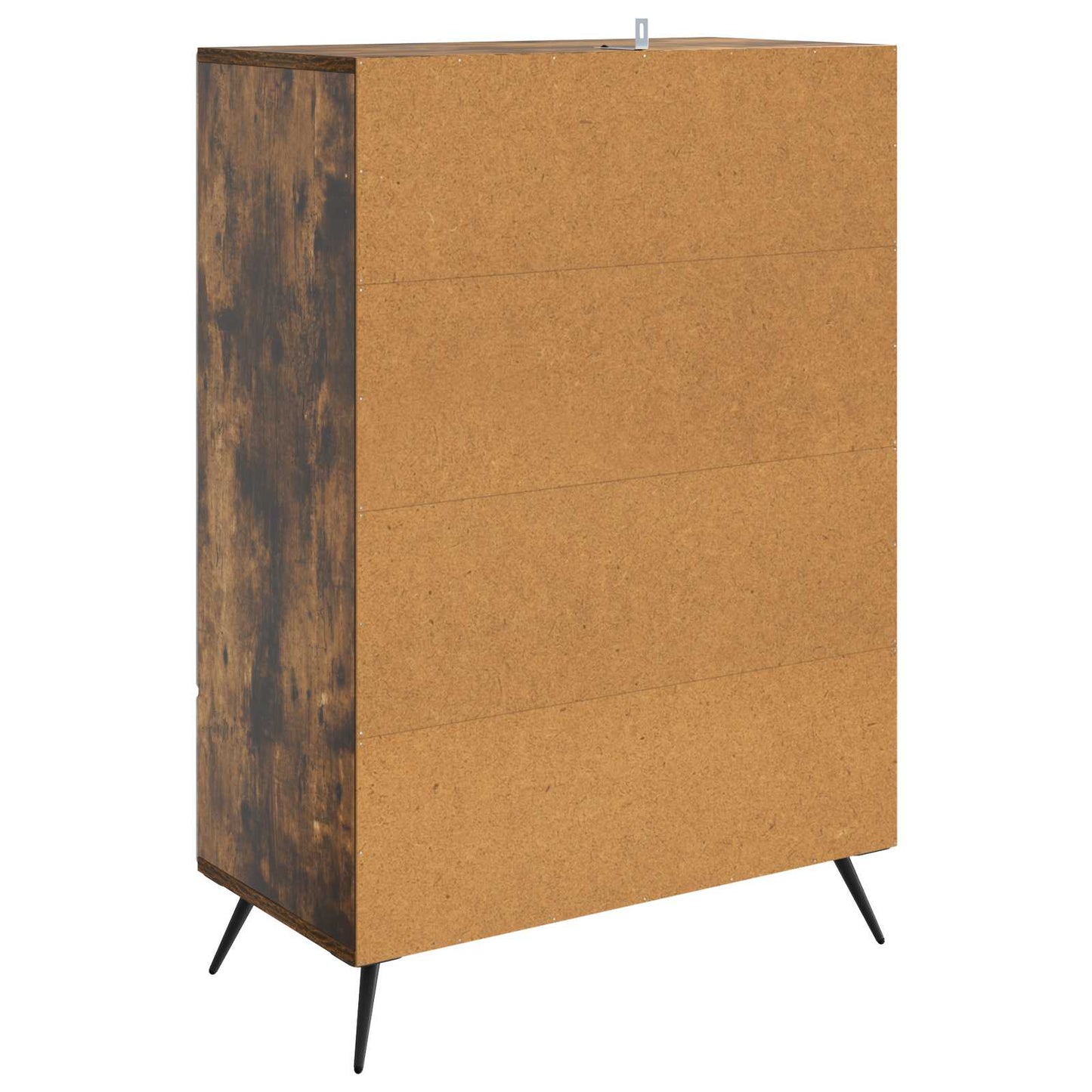 Serviesskap med skuff Røkt Eik 66 x 34,5 x 95 cm Konstruert tre