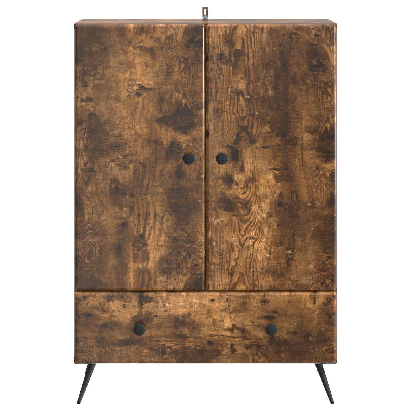 Serviesskap med skuff Røkt Eik 66 x 34,5 x 95 cm Konstruert tre