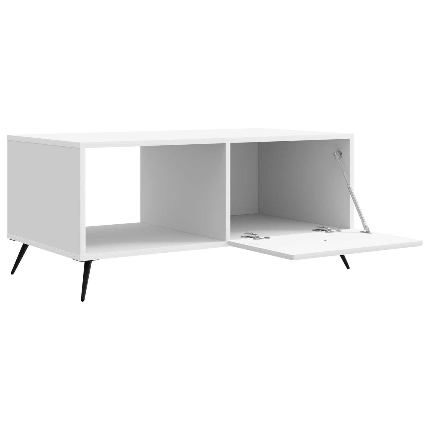 Kaffebord Hvit 90 x 50 x 40 cm Konstruert tre
