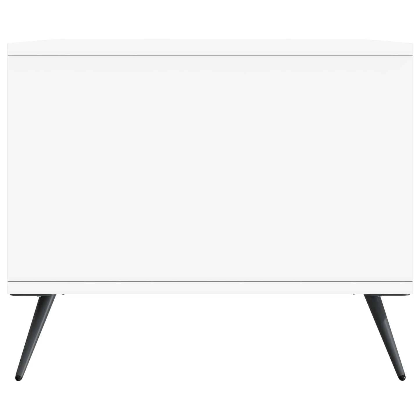 Kaffebord Hvit 90 x 50 x 40 cm Konstruert tre