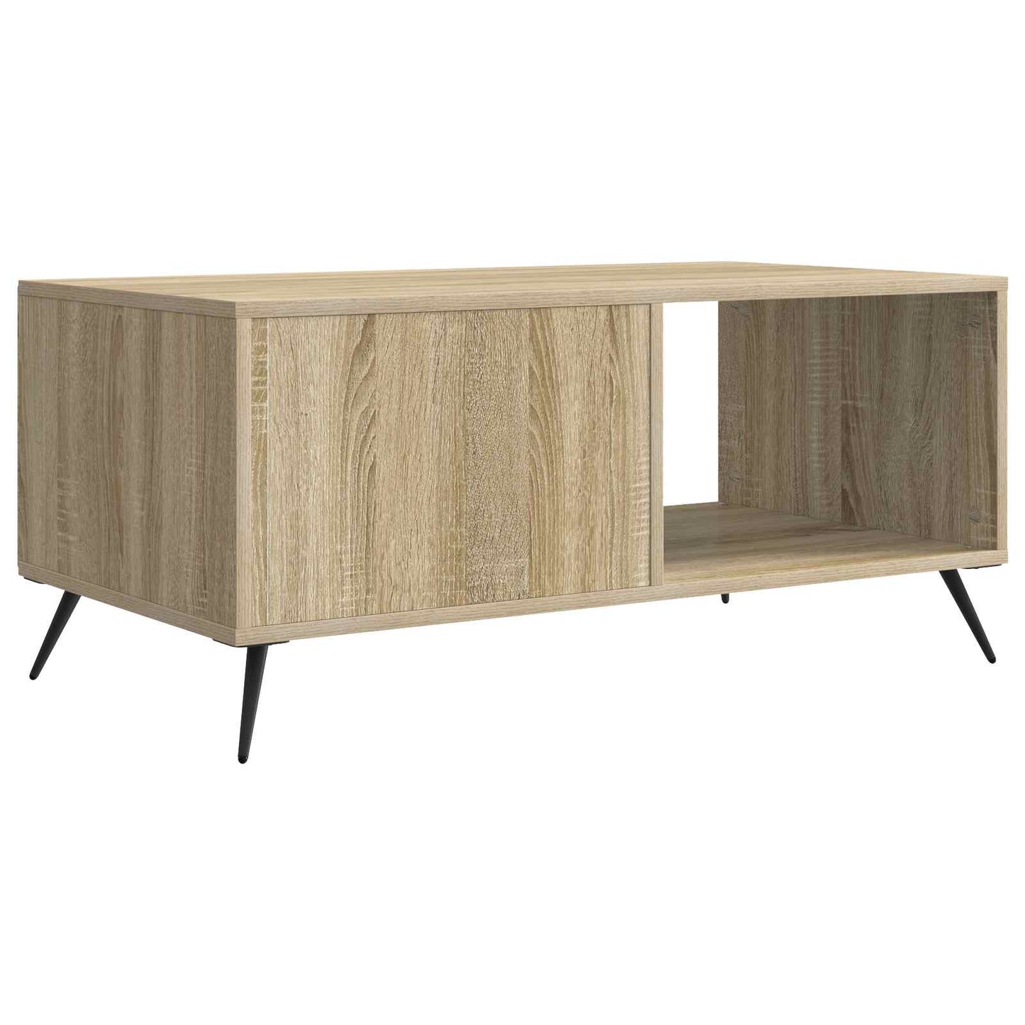 Kaffebord Sonoma eik 90 x 50 x 40 cm Konstruert tre