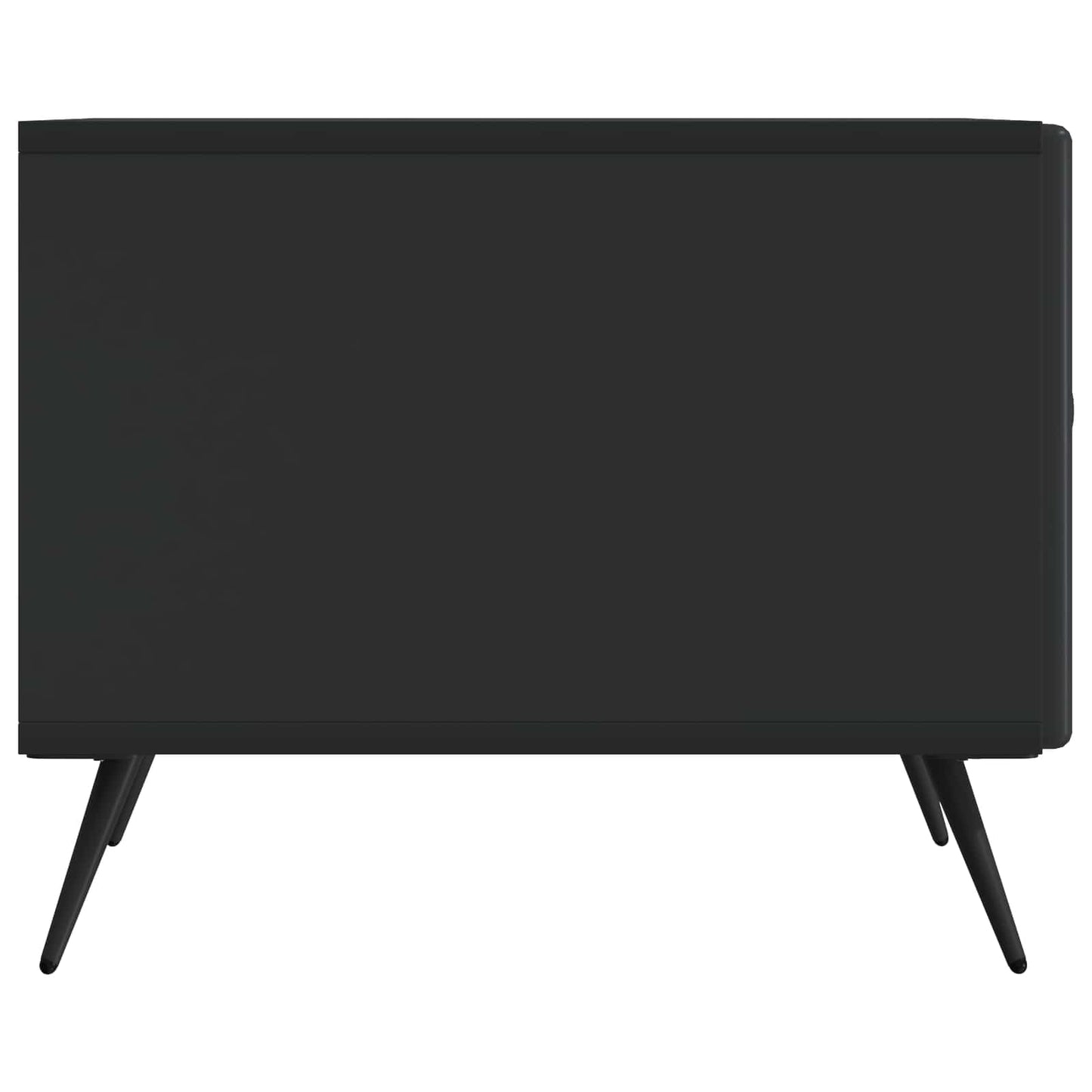 Kaffebord med skuff Svart 49 x 50 x 40 cm Konstruert tre