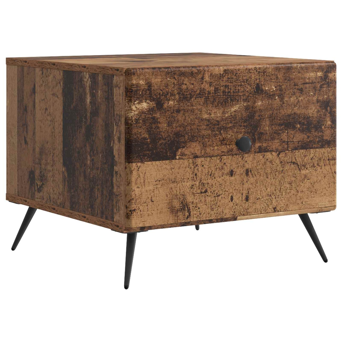 Kaffebord med skuff Gammelt tre 49 x 50 x 40 cm Konstruert tre
