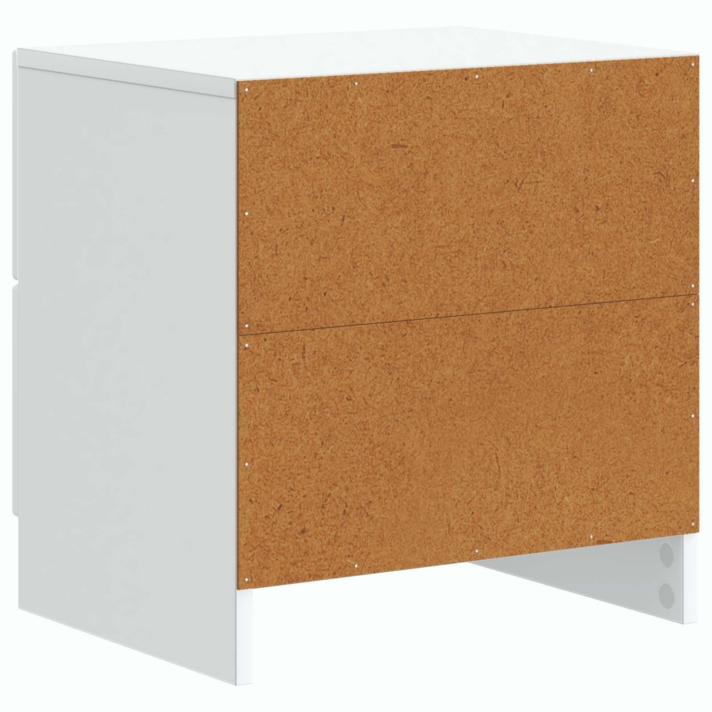 Nattbordskap 2 pcs Hvit 43 x 34,5 x 44,5 cm Konstruert tre