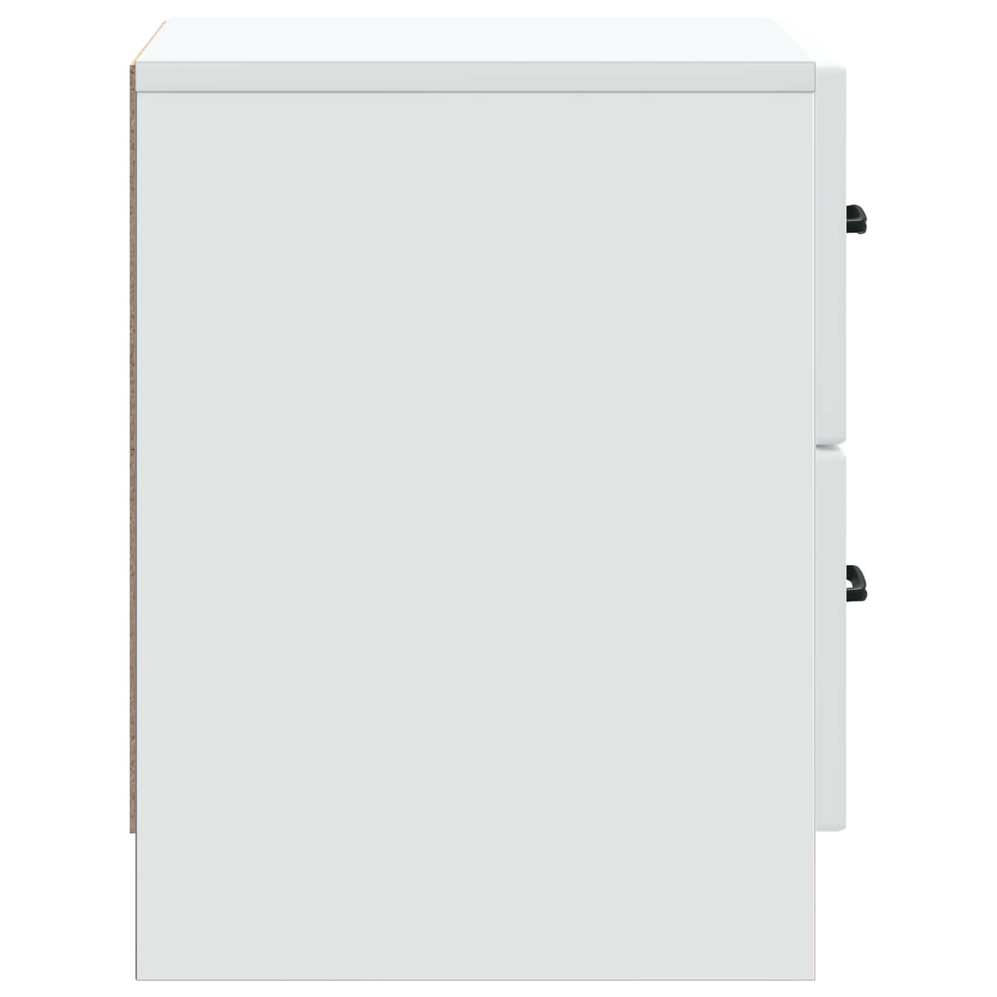 Nattbordskap 2 pcs Hvit 43 x 34,5 x 44,5 cm Konstruert tre