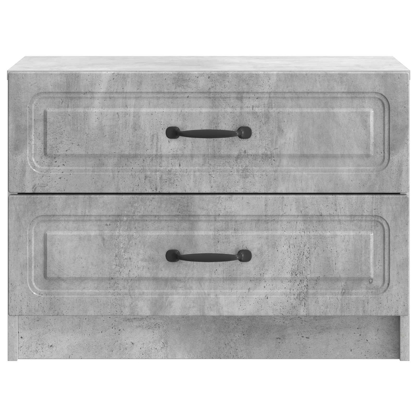 Nattbordskap Betonggrå 62 x 34,5 x 44,5 cm Konstruert tre