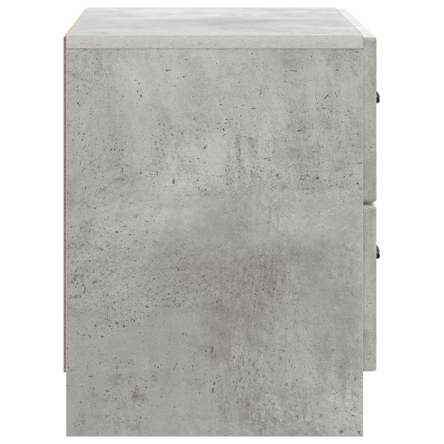 Nattbordskap Betonggrå 62 x 34,5 x 44,5 cm Konstruert tre