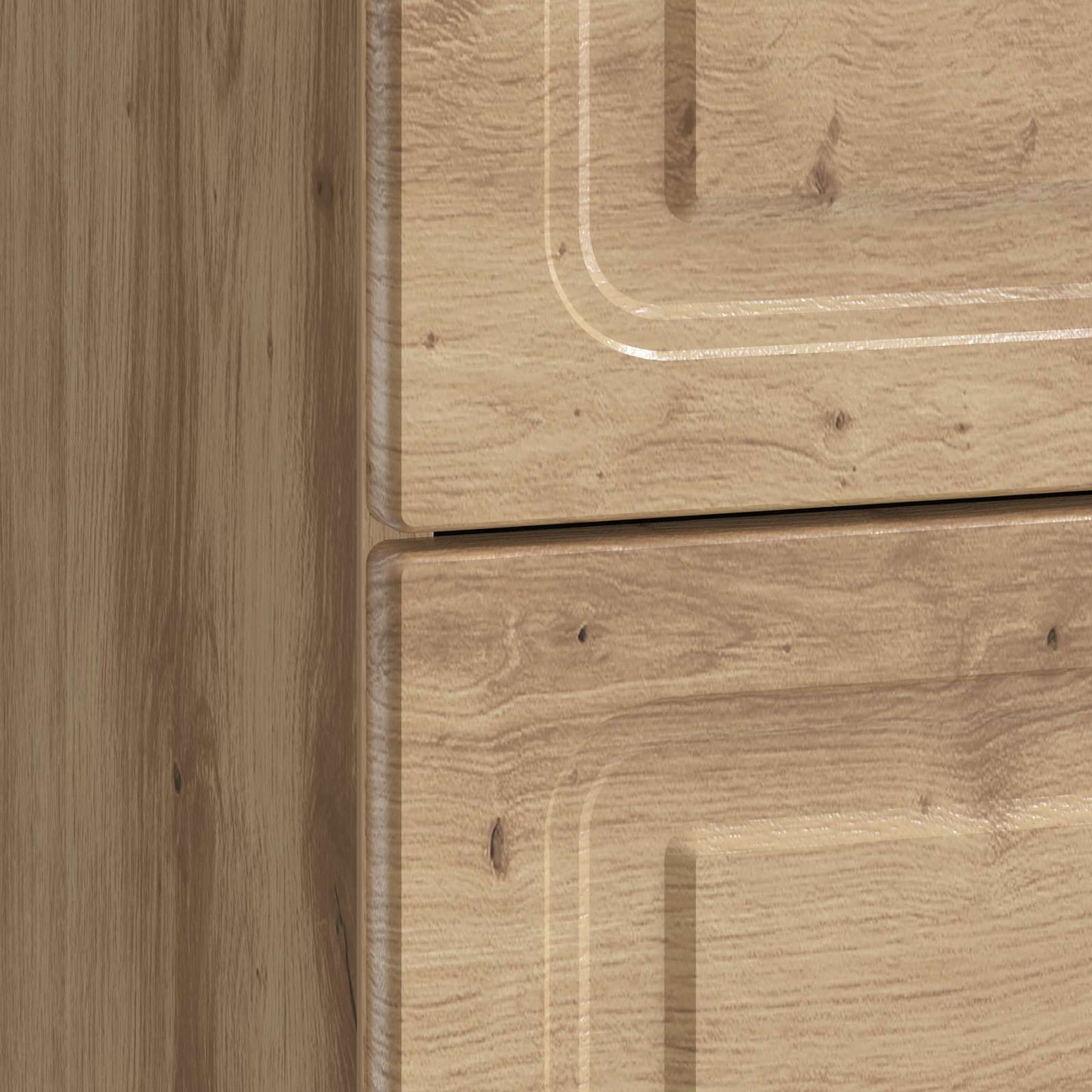 Nattbordskap Artisan eik 62 x 34,5 x 44,5 cm Konstruert tre