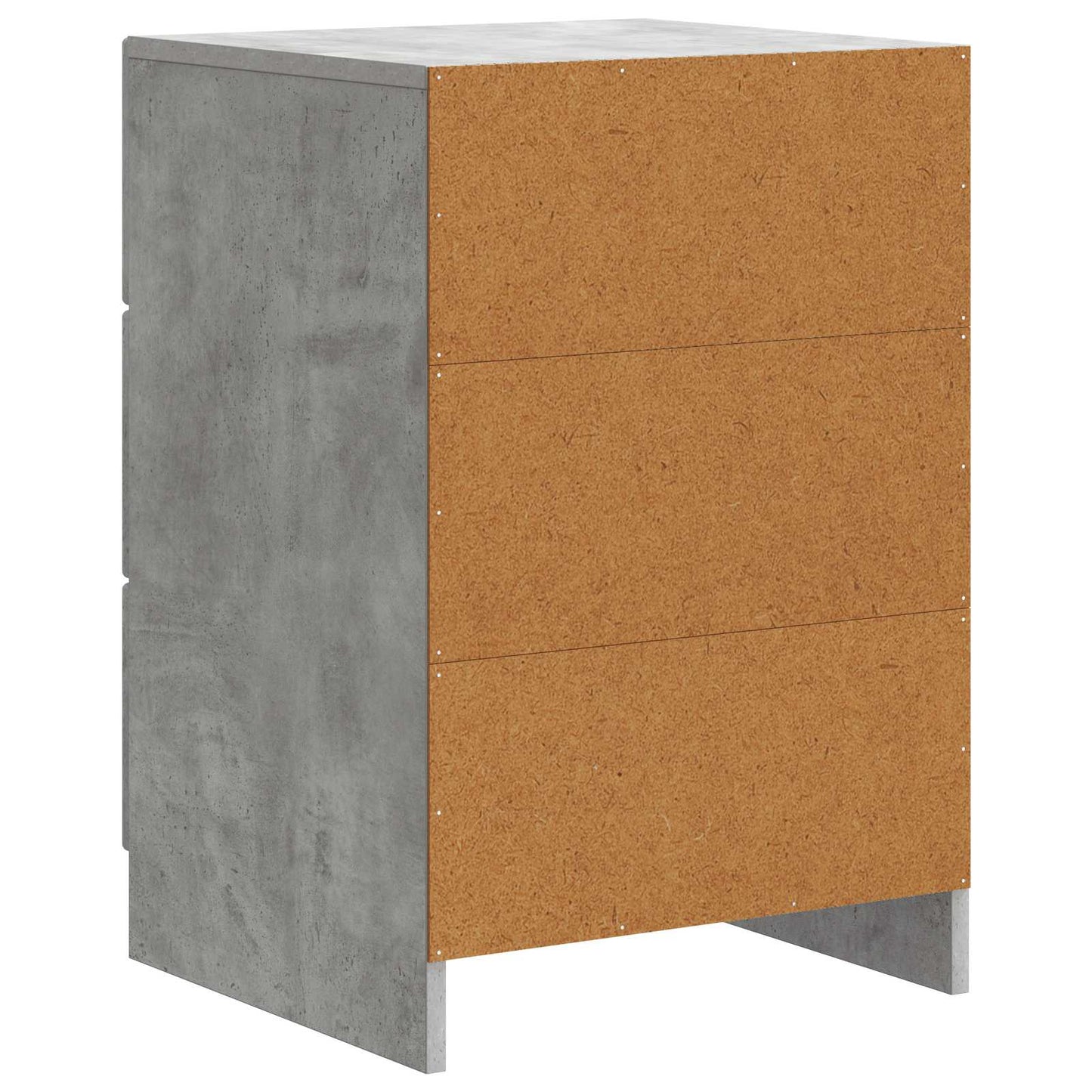Nattbordskap Betonggrå 43 x 41 x 63,5 cm Konstruert tre