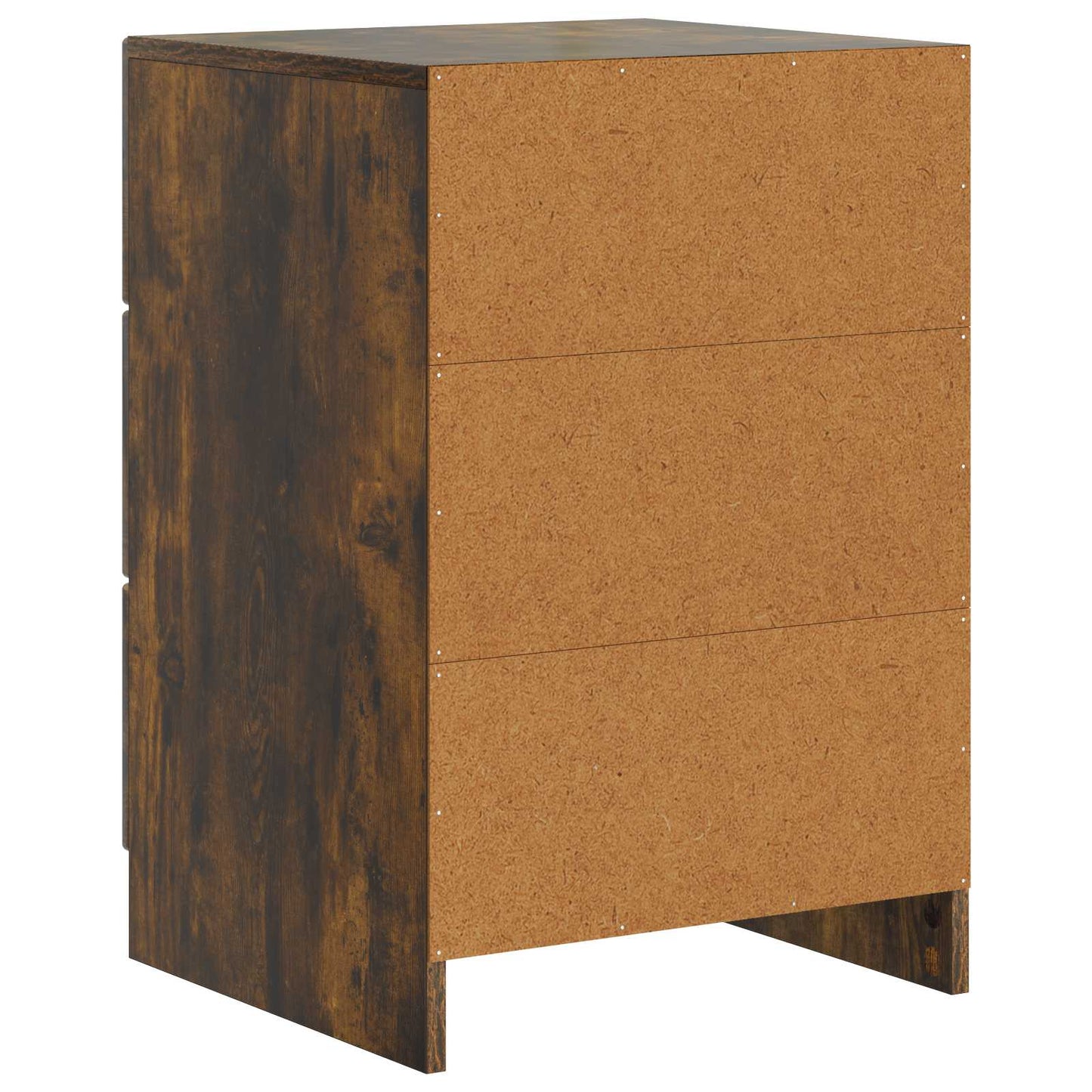 Nattbordskap Røkt Eik 43 x 41 x 63,5 cm Konstruert tre