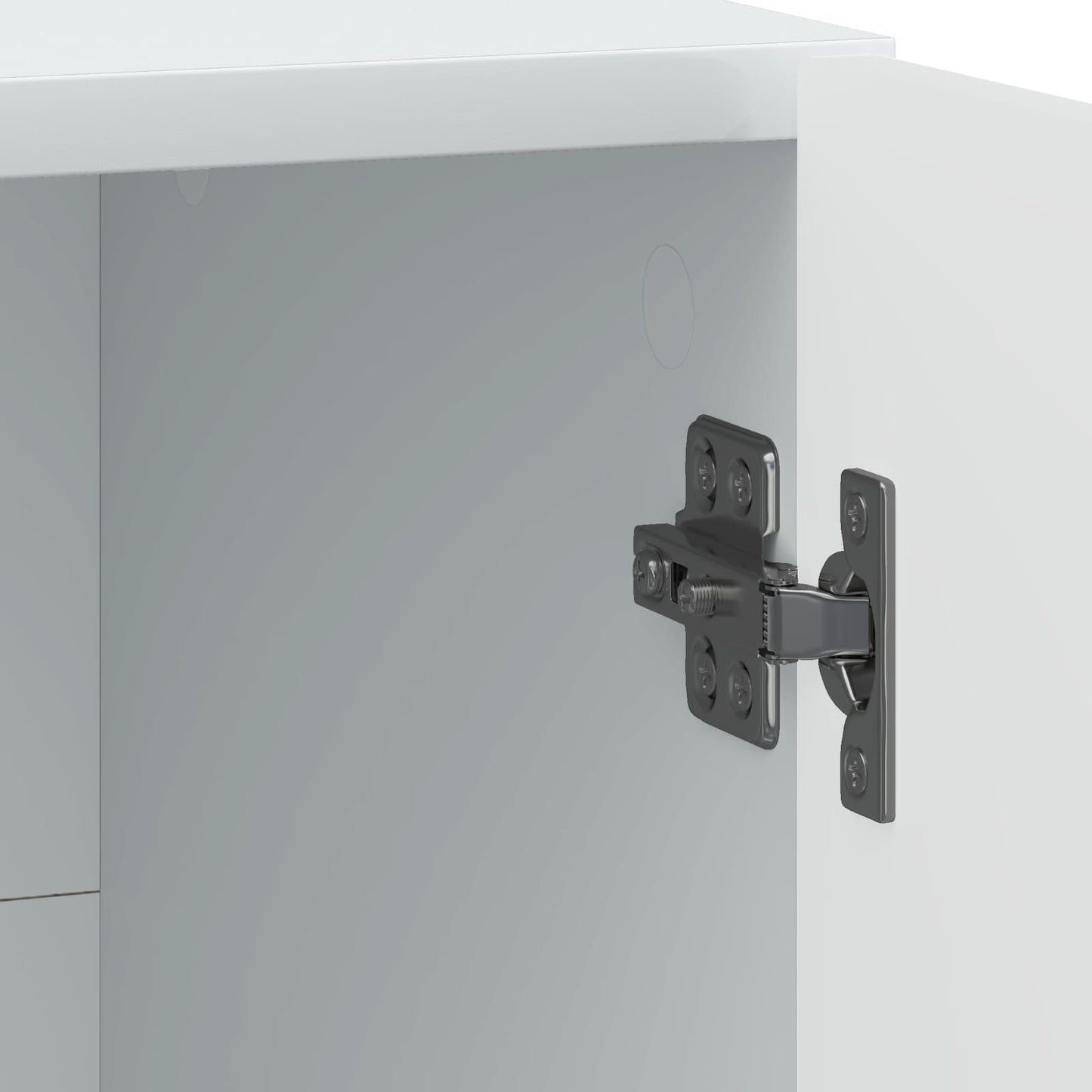 Nattbordskap Hvit 43 x 34,5 x 47 cm Konstruert tre