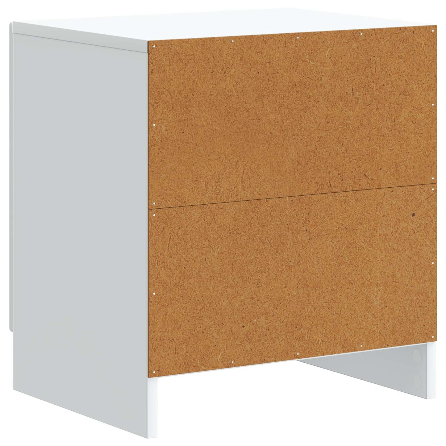 Nattbordskap Hvit 43 x 34,5 x 47 cm Konstruert tre