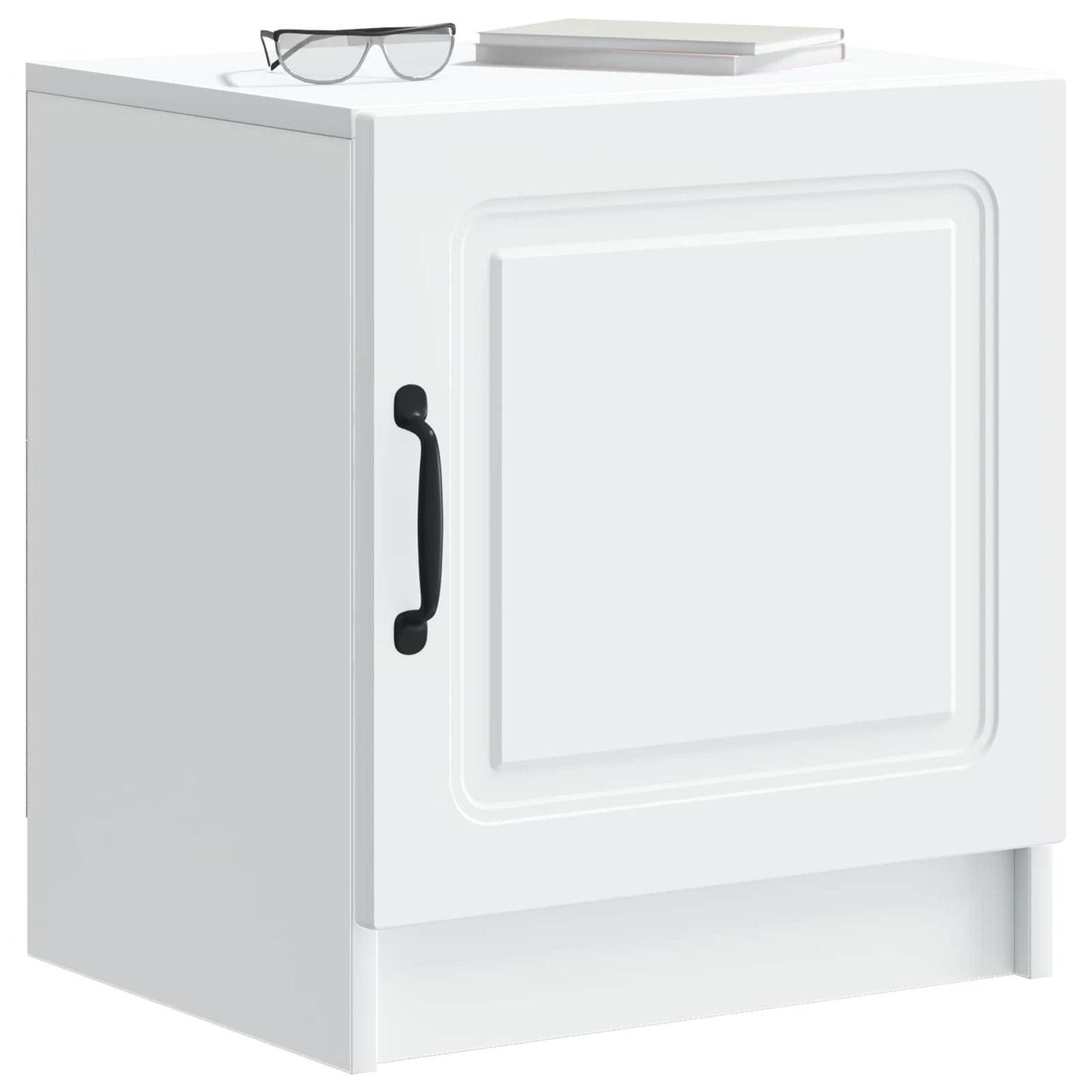 Nattbordskap Hvit 43 x 34,5 x 47 cm Konstruert tre