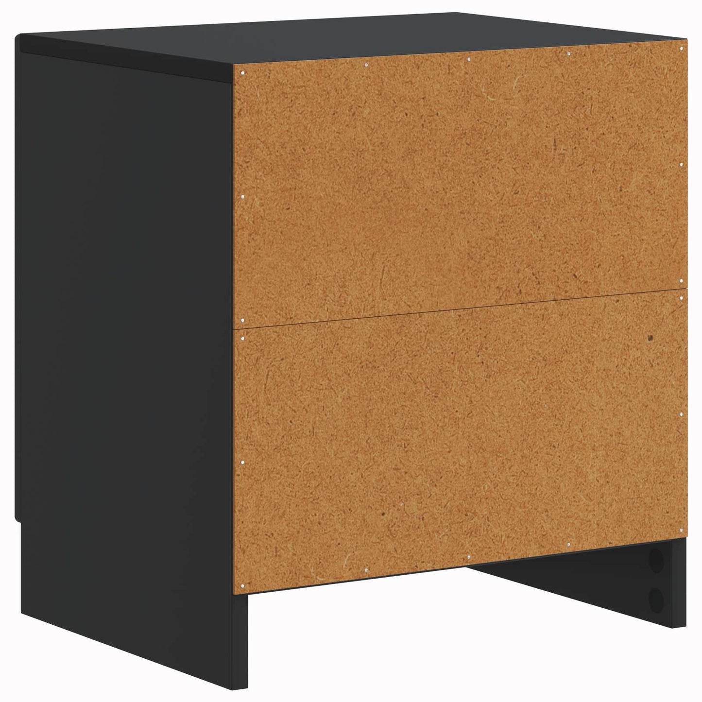 Nattbordskap Svart 43 x 34,5 x 47 cm Konstruert tre