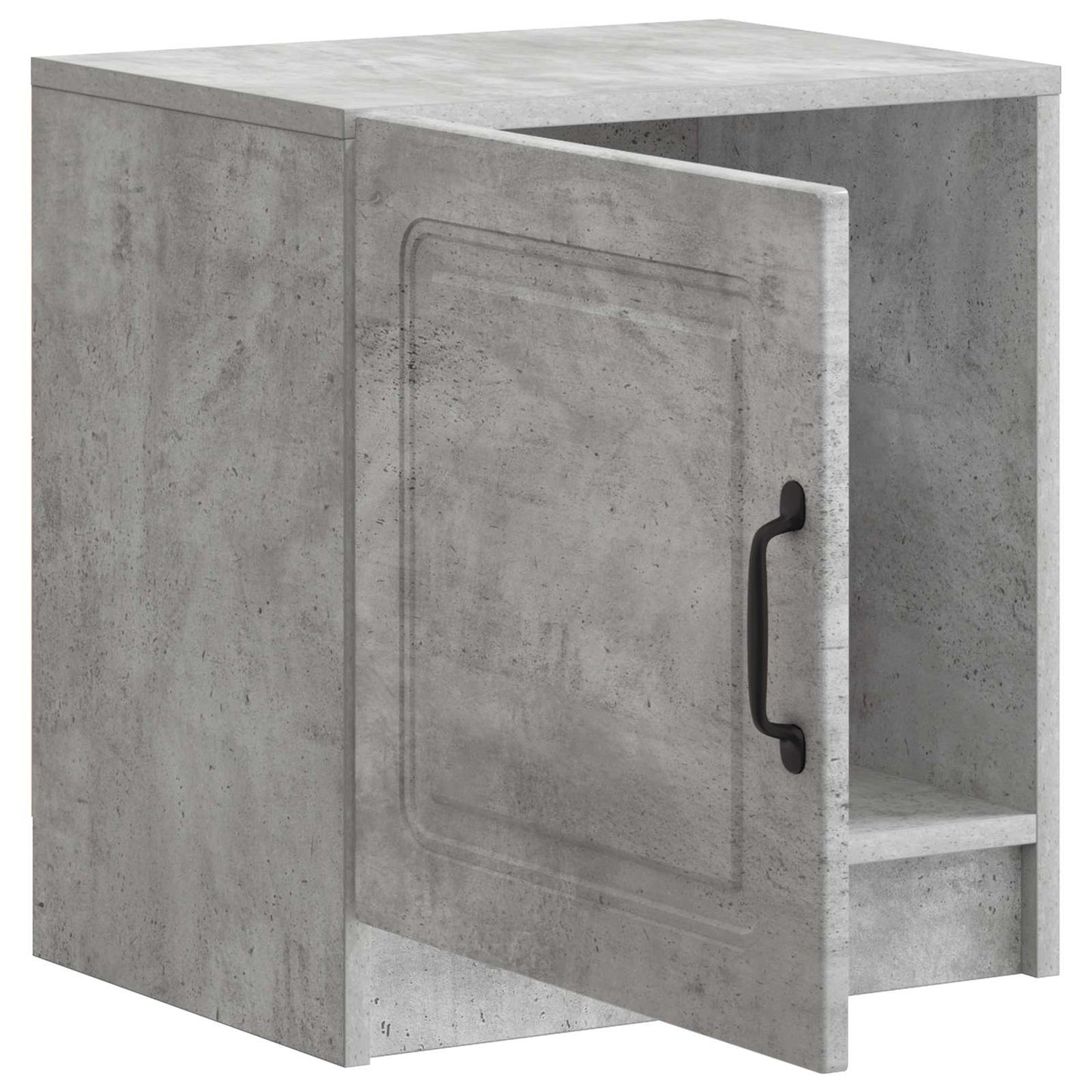 Nattbordskap Betonggrå 43 x 34,5 x 47 cm Konstruert tre