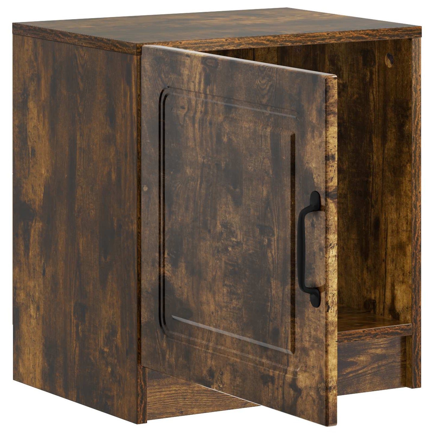Nattbordskap 2 pcs Røkt Eik 43 x 34,5 x 47 cm Konstruert tre
