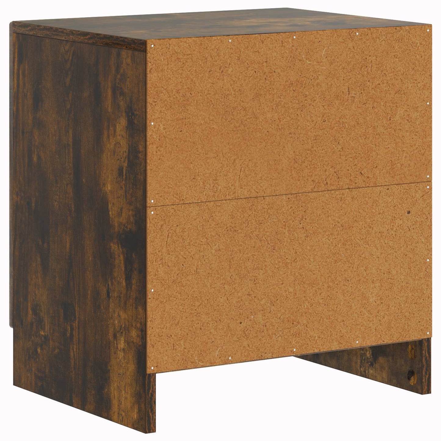 Nattbordskap 2 pcs Røkt Eik 43 x 34,5 x 47 cm Konstruert tre