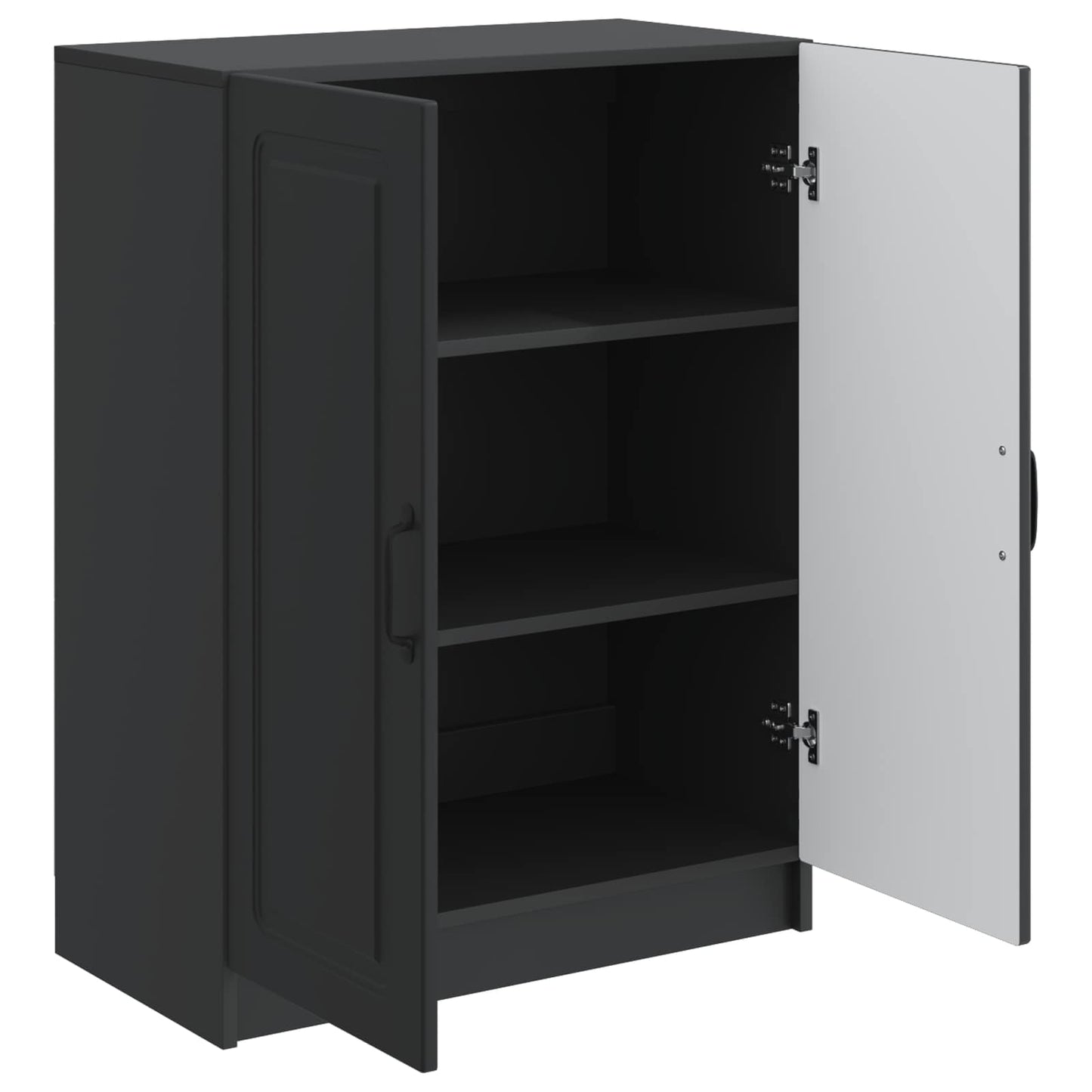 Serviesskap Svart 66 x 34,5 x 87 cm Konstruert tre