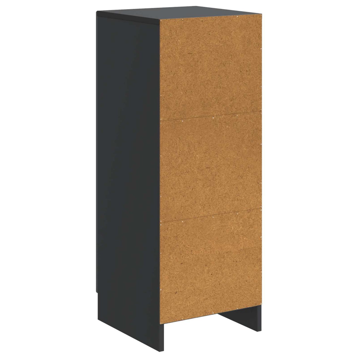 Serviesskap Svart 33 x 34,5 x 87 cm Konstruert tre